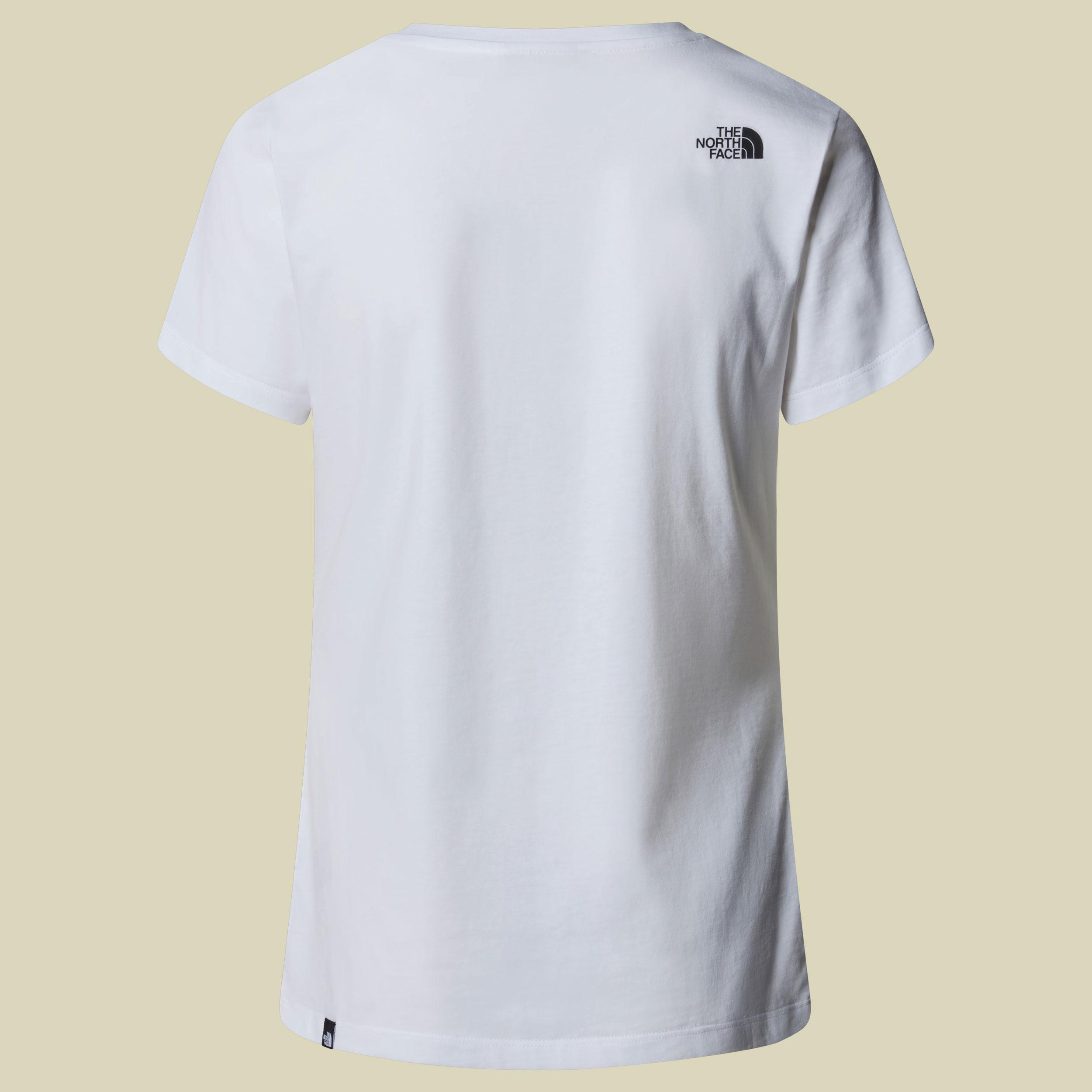 Women S/S Simple Dome Slim Tee XL weiß - TNF white