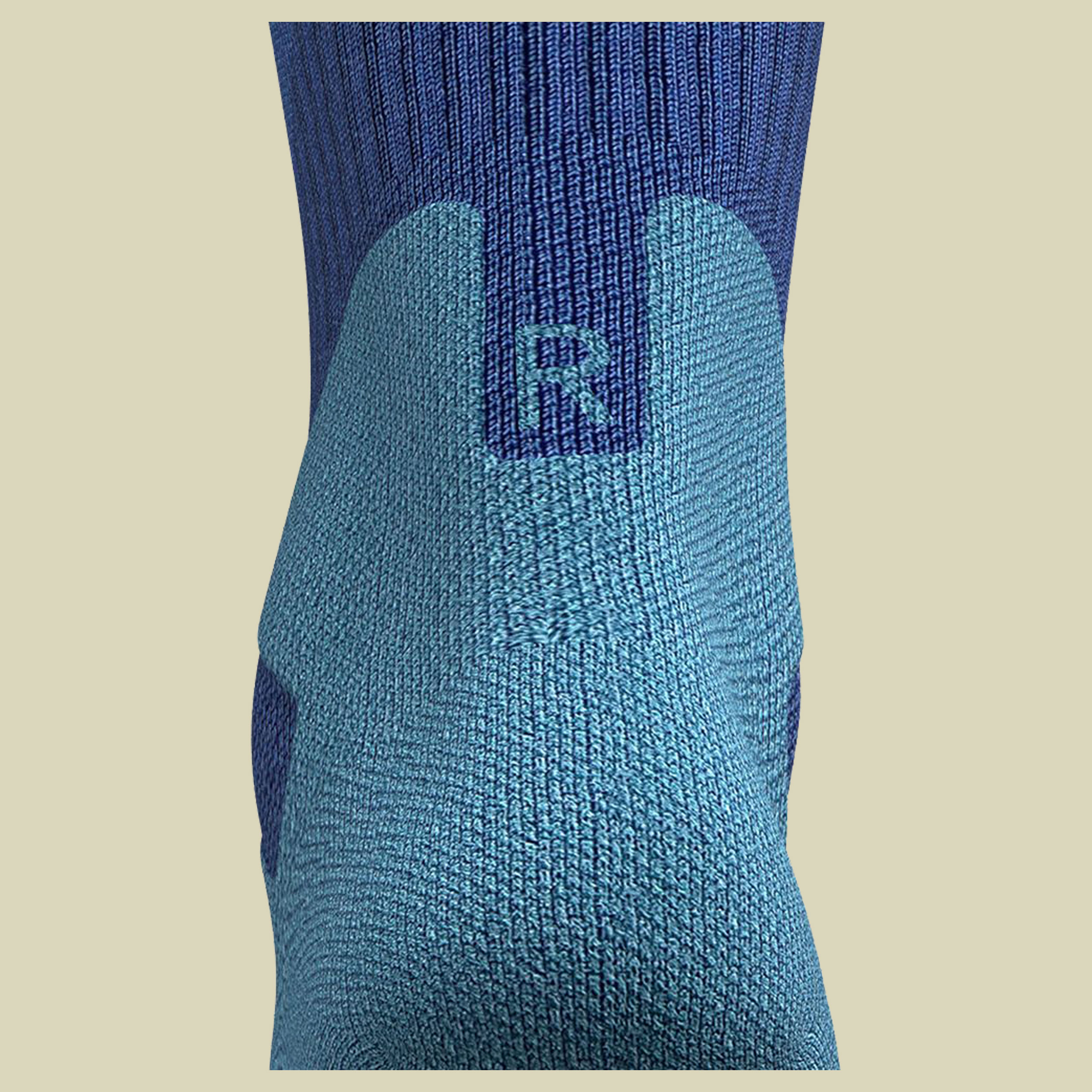 Outdoor Merino Compression Socks Men 46-49 S blau - ocean blue