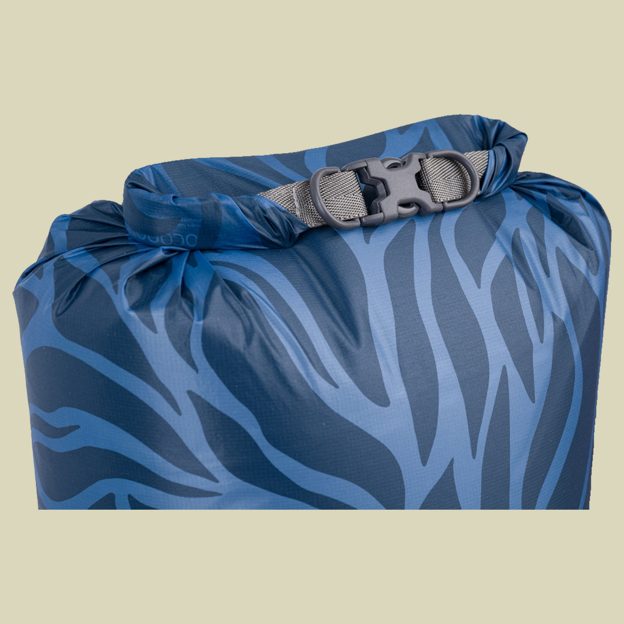 Drybag Hyperlight 8L blau - blue leaves