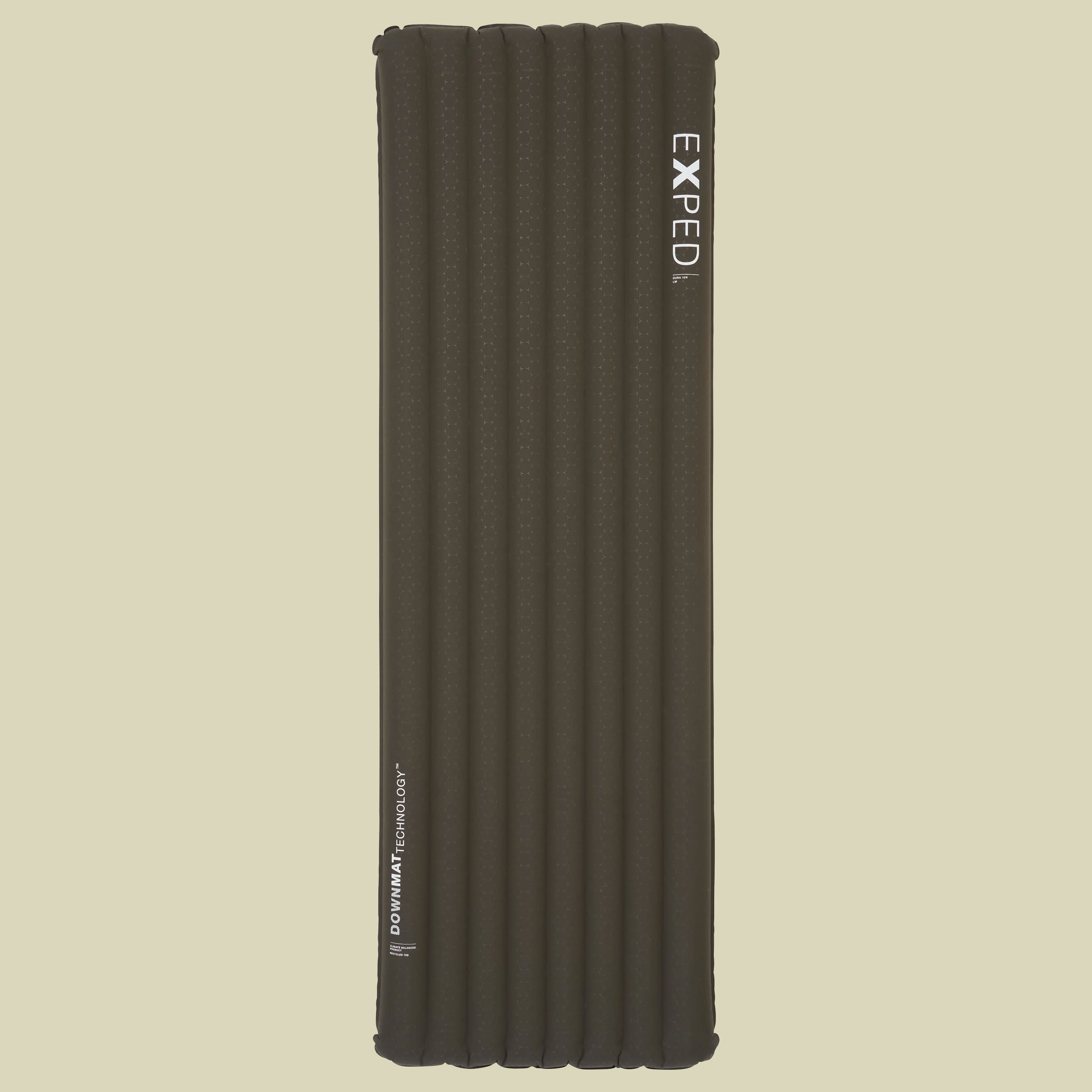 Dura 10R LW 197 x 65 cm grau - Farbe moraine