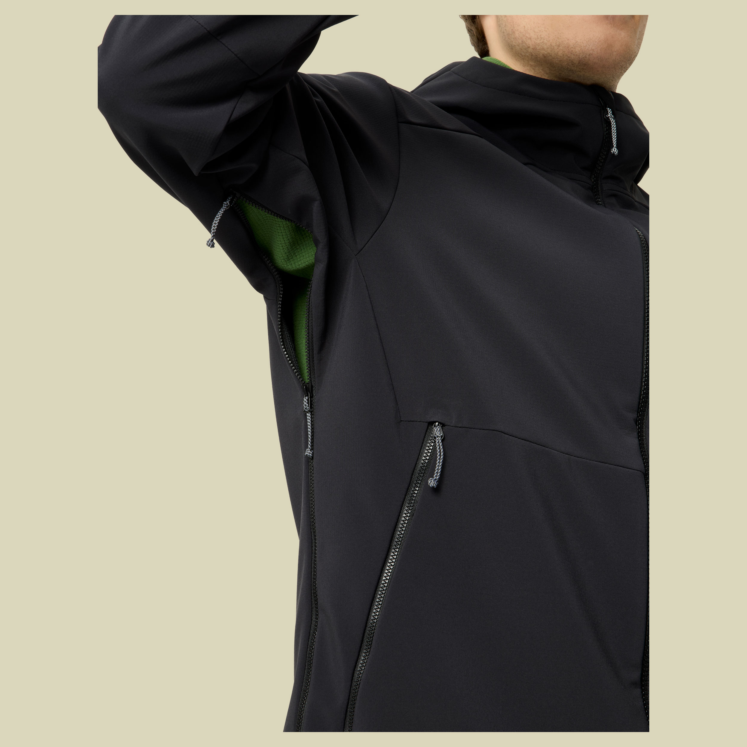 Roccia Softshell Jacket Men XXXL schwarz - black