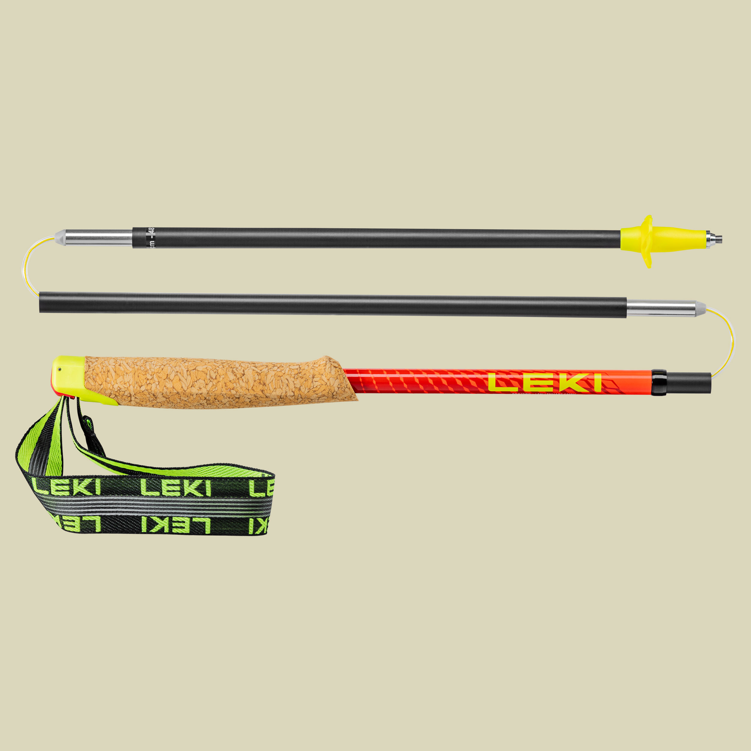 Neotrail Pro FX.One Superlite 130 cm mehrfarbig - naturalcarbon-bright red-neonpink