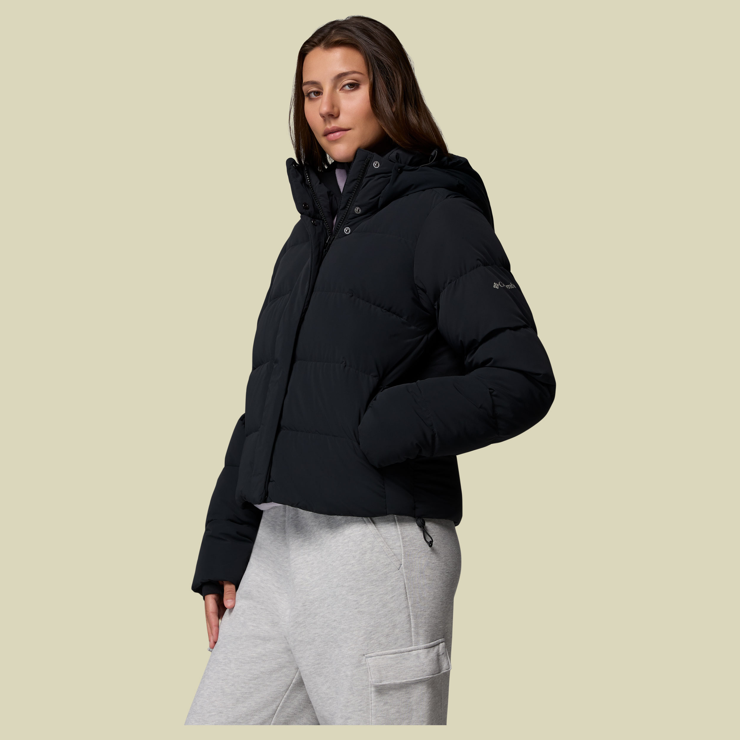 Amaze Puff Hooded Jacket Women XS schwarz - black