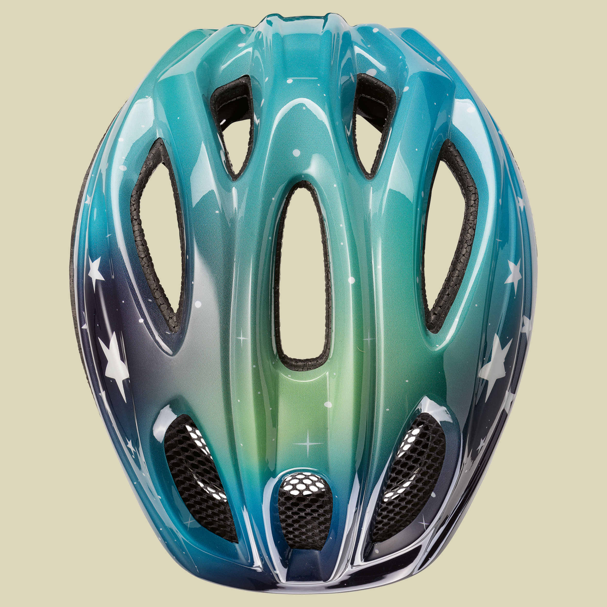 Meggy II Trend mehrfarbig-stars XS 44-49 - stars blue green glossy