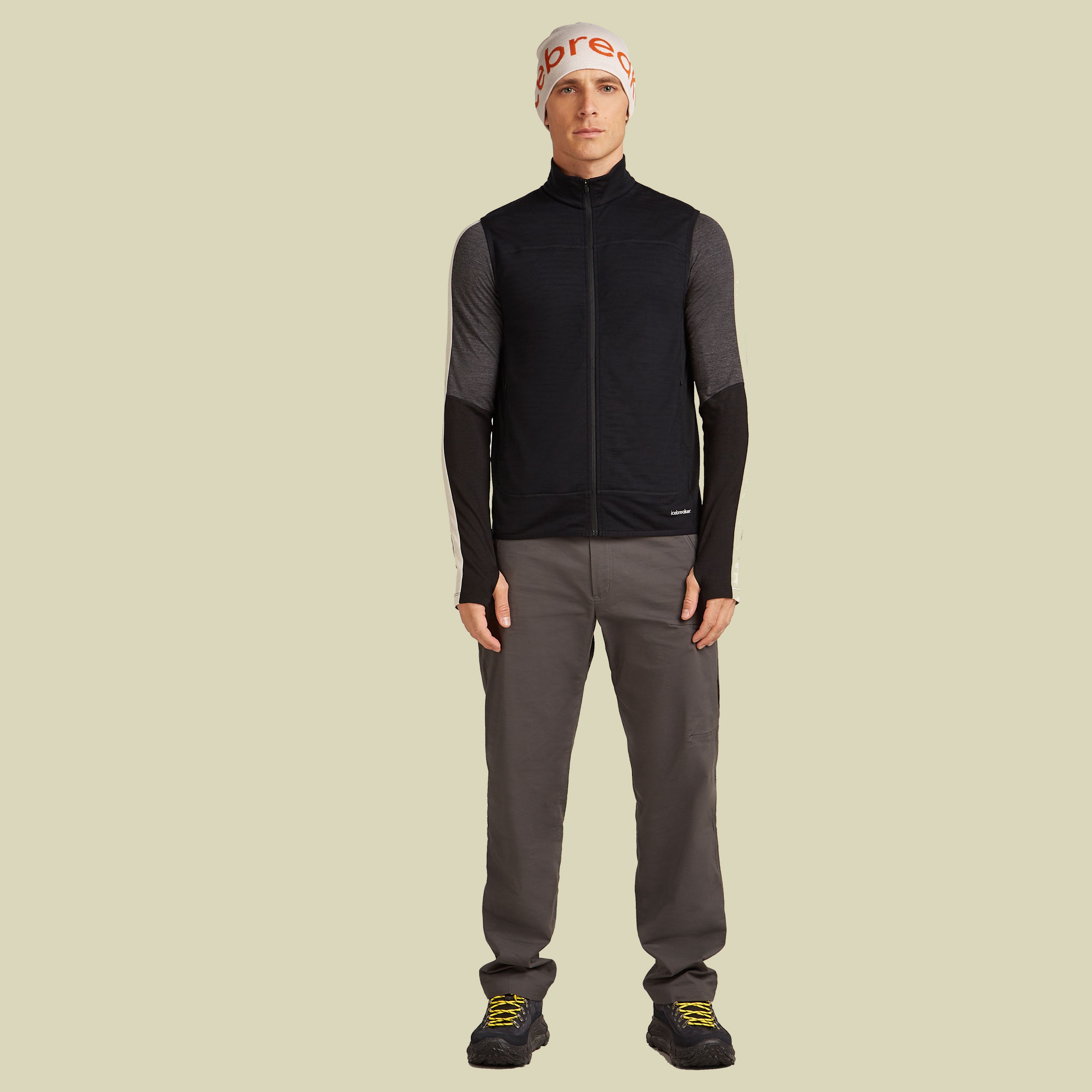 Merino Blend 300 RealFleece™ Descender Vest Men XXL schwarz - black