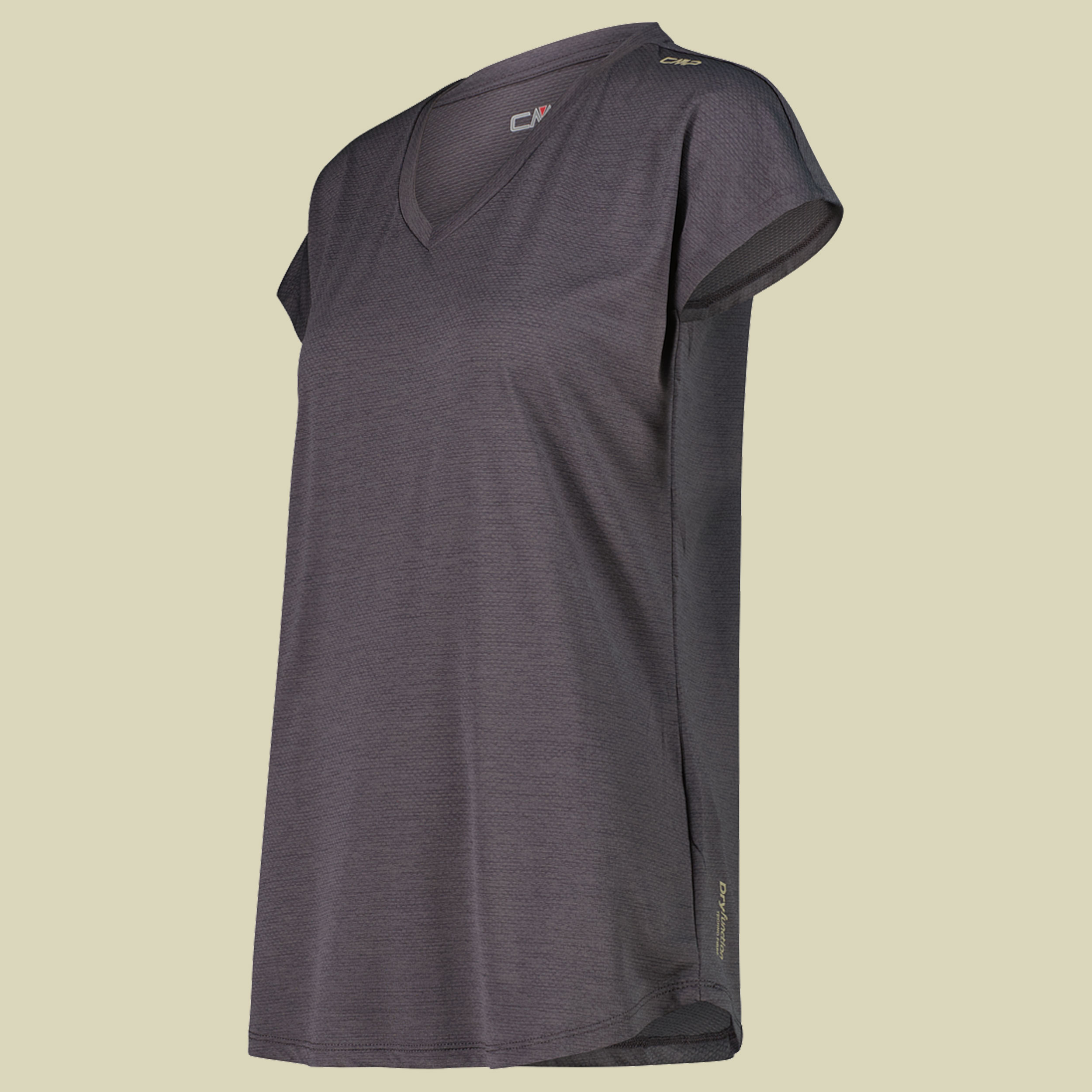 Woman T-Shirt Jacquard Jersey 35N5586 46 braun - Q955 terra
