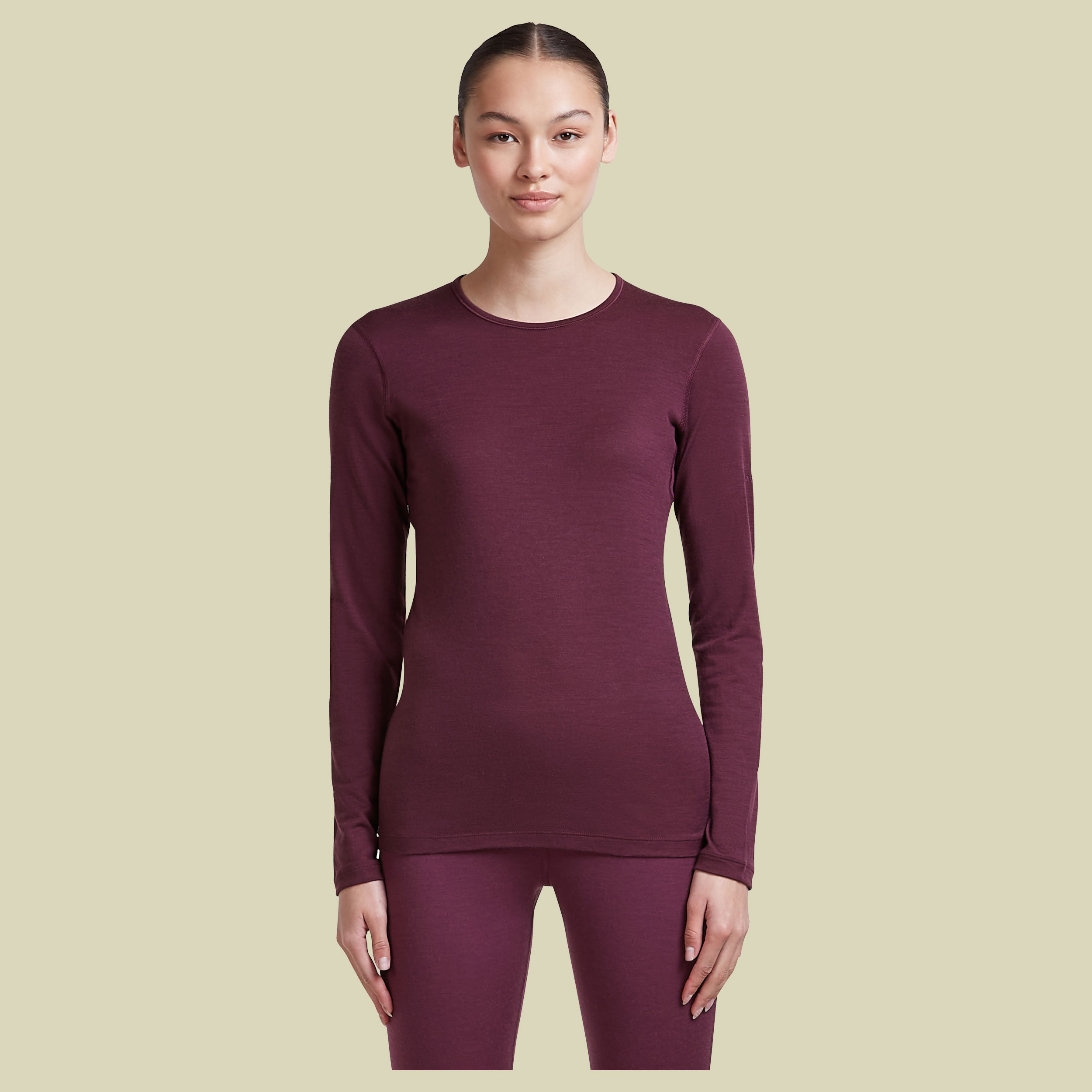 Oasis LS Crewe 200 Women lila XL - dark berry