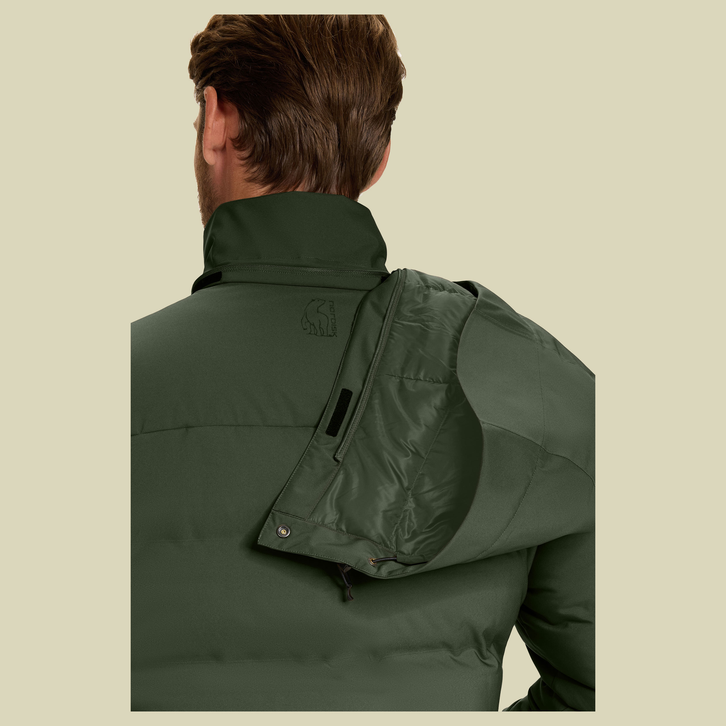 Akkarvik Bonded Down Jacket Men grün XL - kombu green