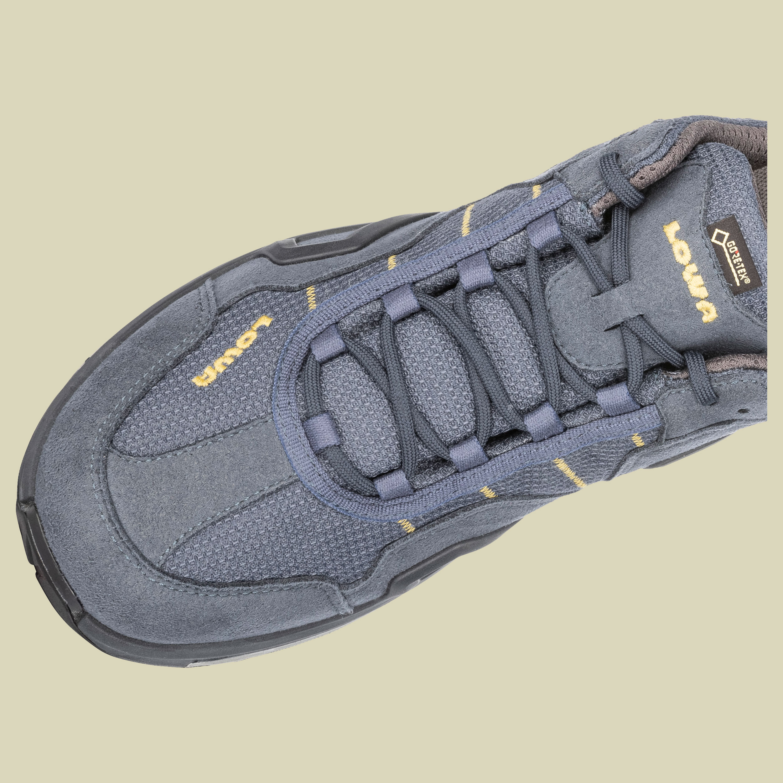 Gorgon GTX Men UK 9 grau - stahlblau/senf