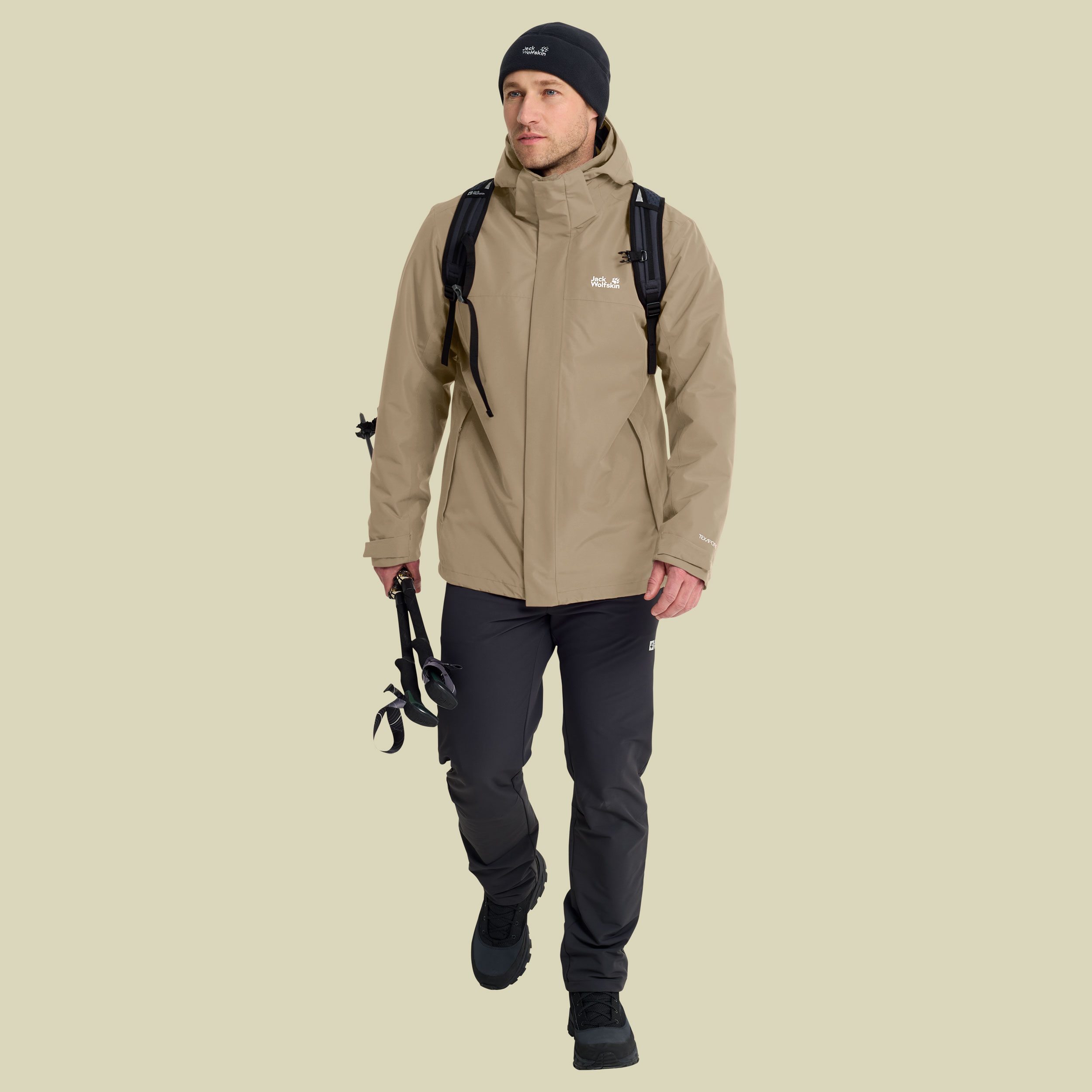 Stonelite 3in1 Jacket Men XXXL braun - hazel wood