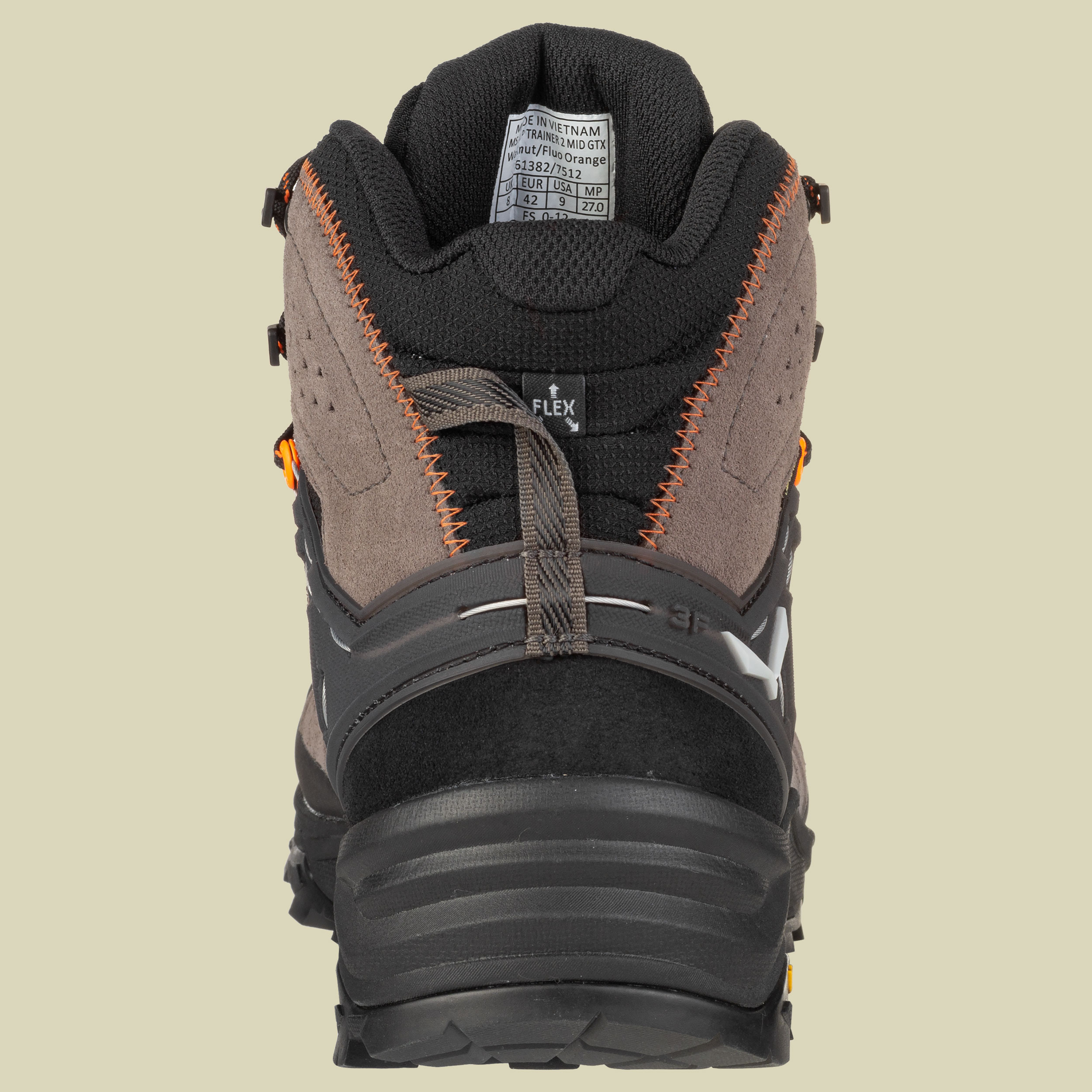 MS Alp Trainer 2 MID GTX Men wallnut/fluo orange UK 9