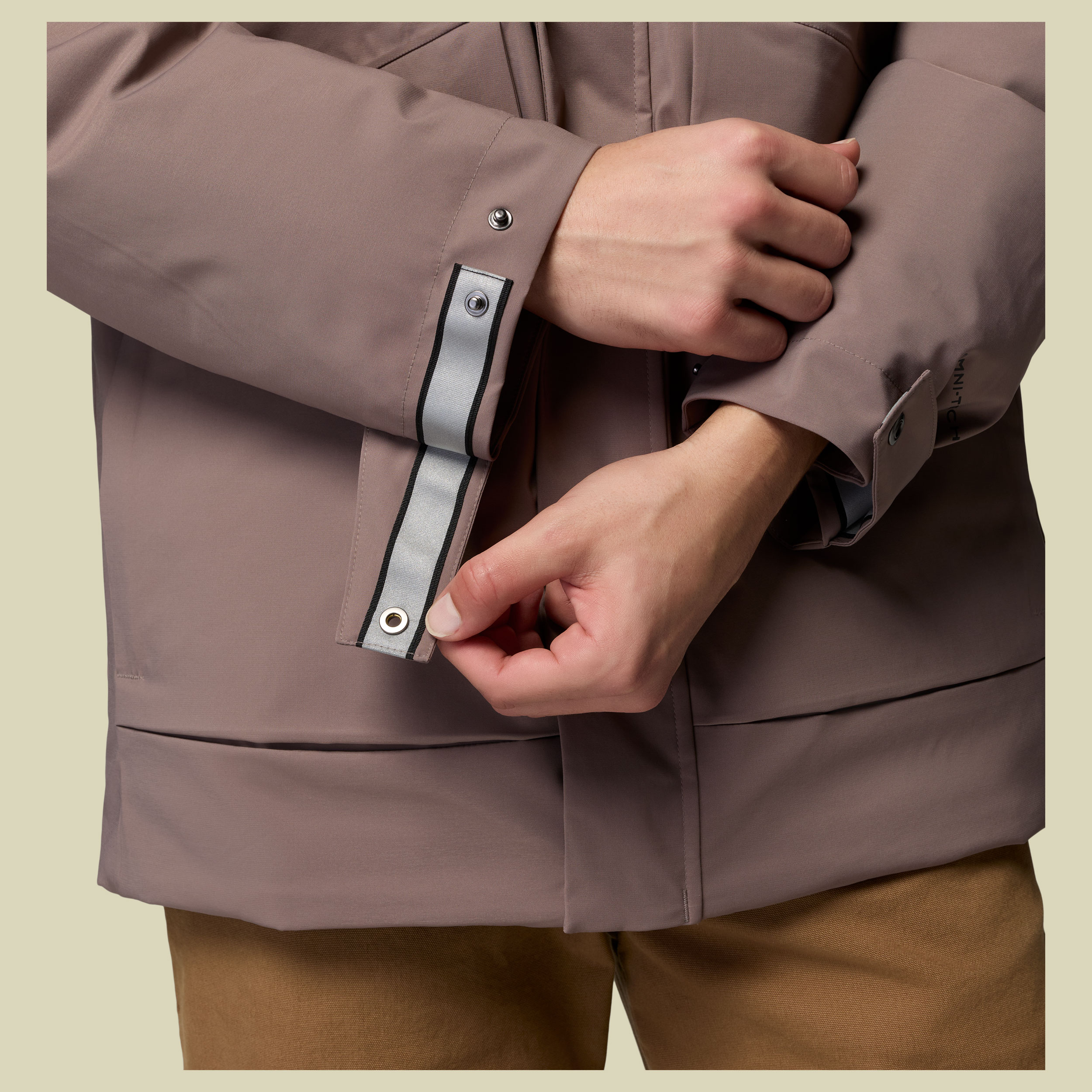 Street Heights Parka Men M braun- Farbe iron