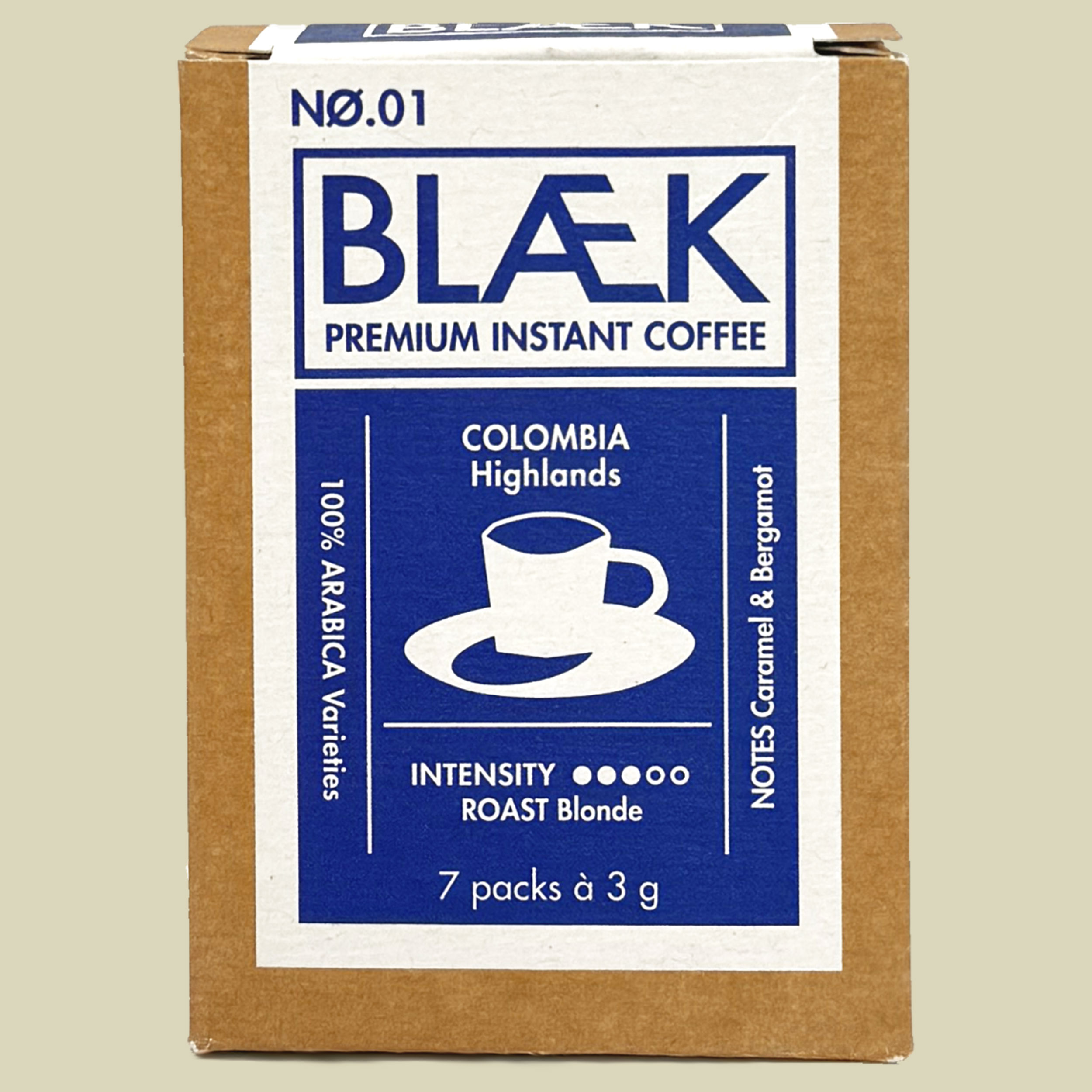 Instant Kaffee No.1 Blonde Roast Box (7packs)