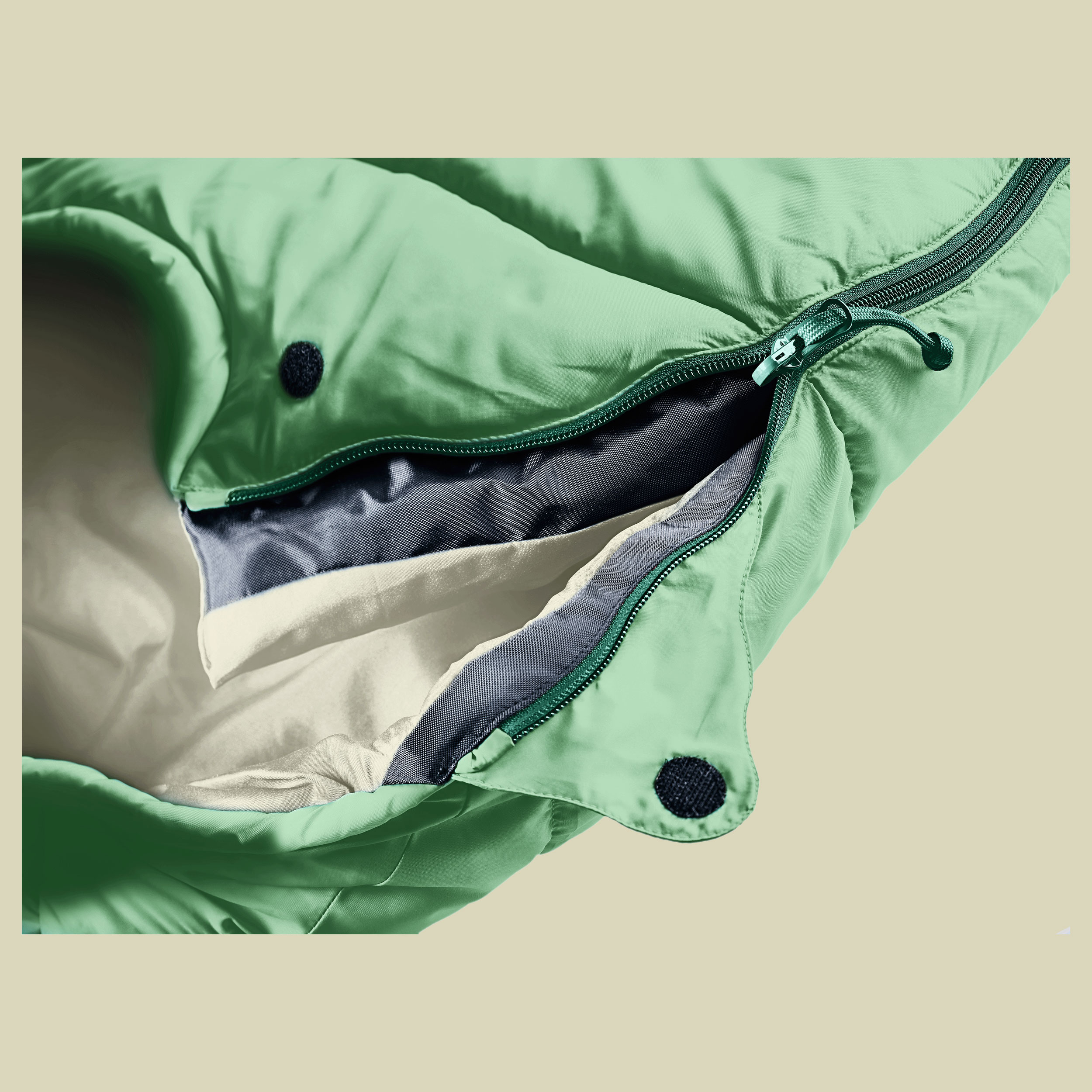 Little Star links grün - Farbe spearmint-bone