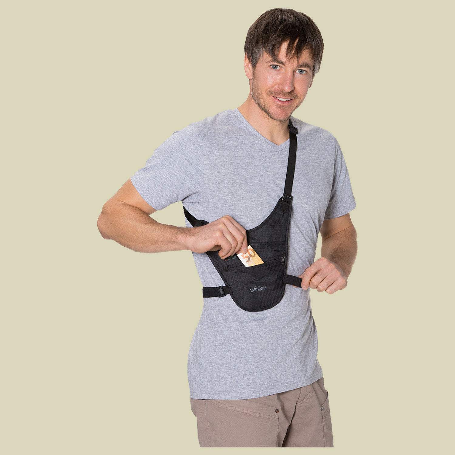Skin Chest Holster RFID one size Farbe black