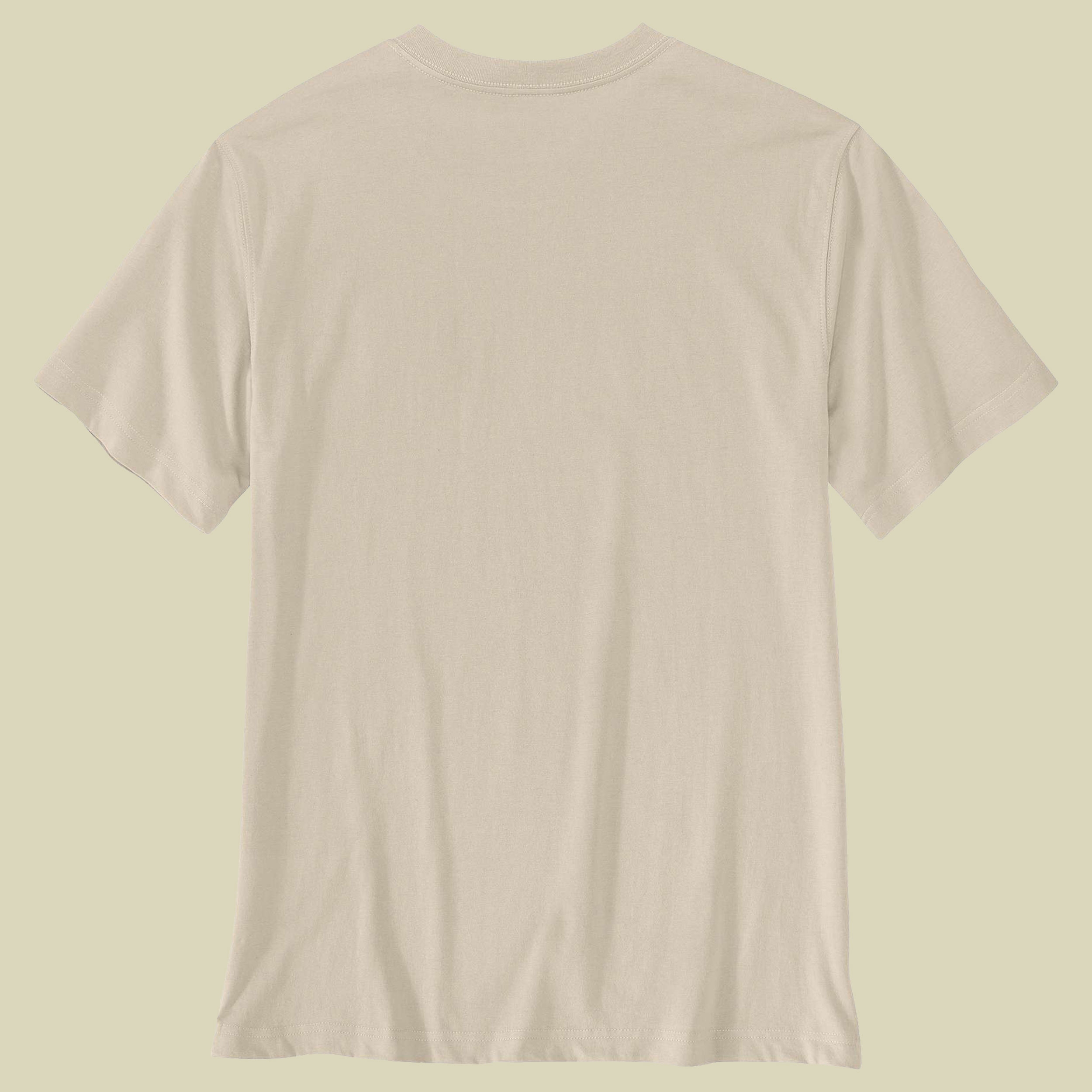 Irvine Relaxed Layered Logo T-Shirt Men S weiß - Farbe oat milk
