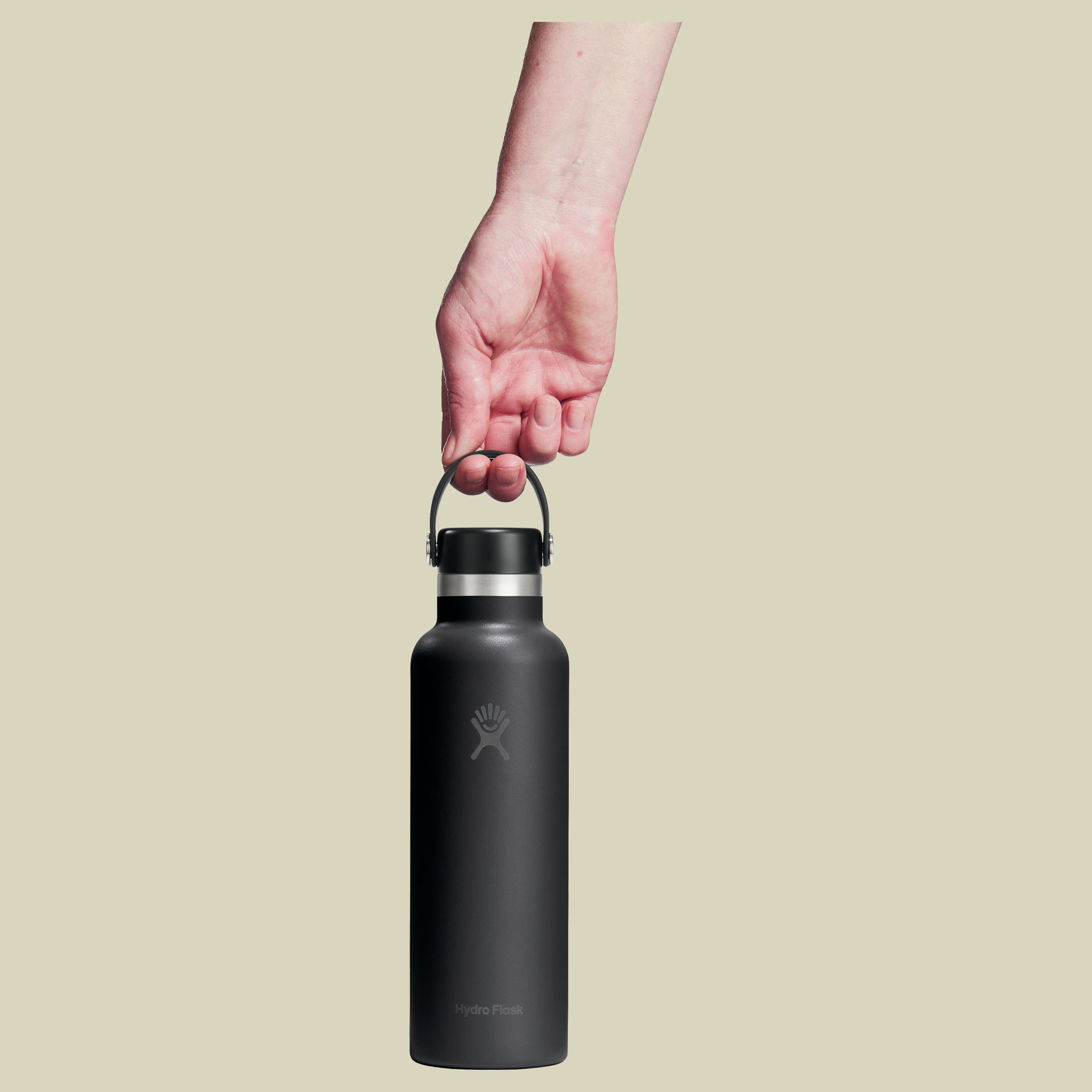 Hydro Flask 21 oz Standard Mouth Flex Cap schwarz 621 - black
