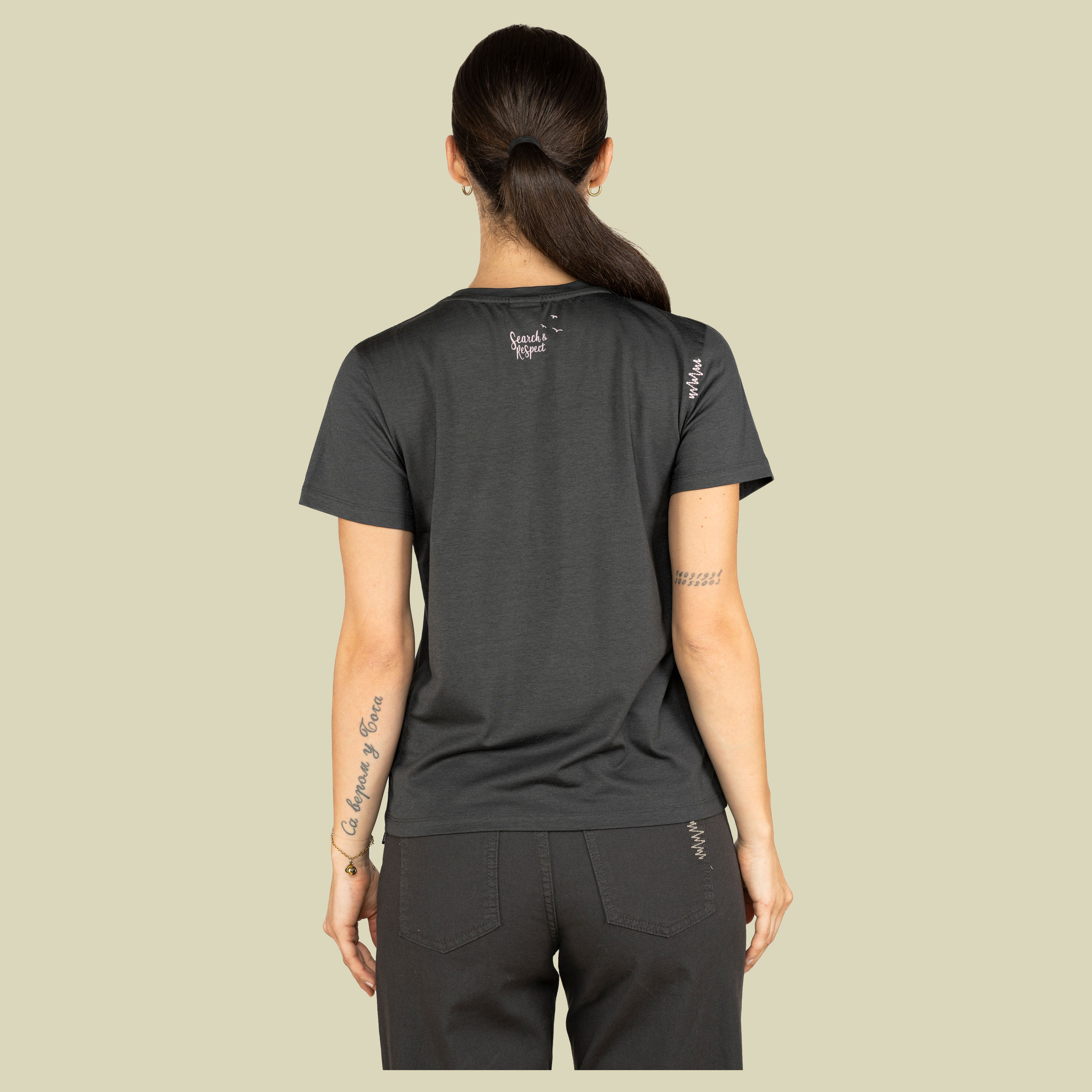 Iseo Floral Vibes Woman 42 schwarz - Farbe titan