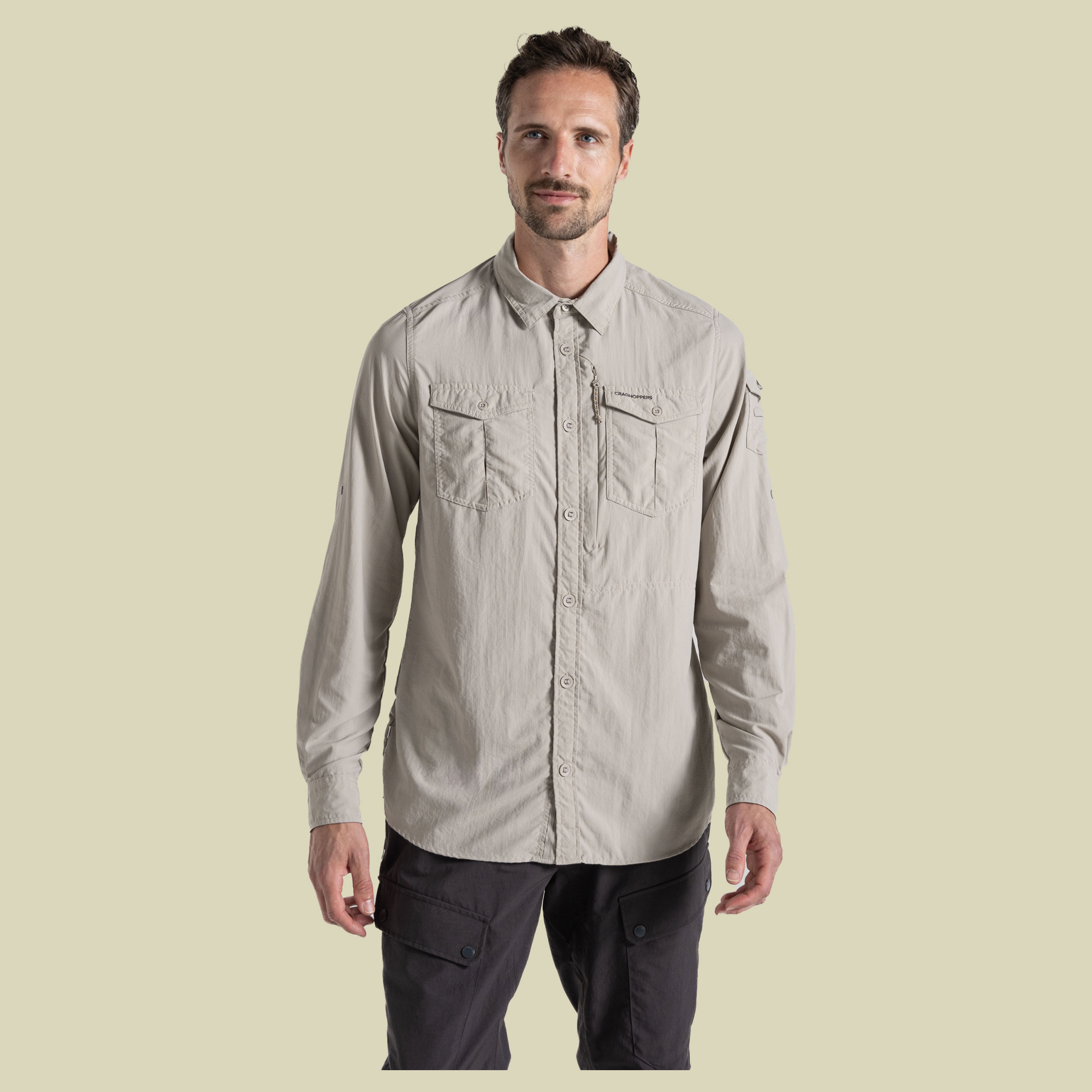 NosiLife Adventure Long Sleeved Shirt III Men XXXXL beige - parchment