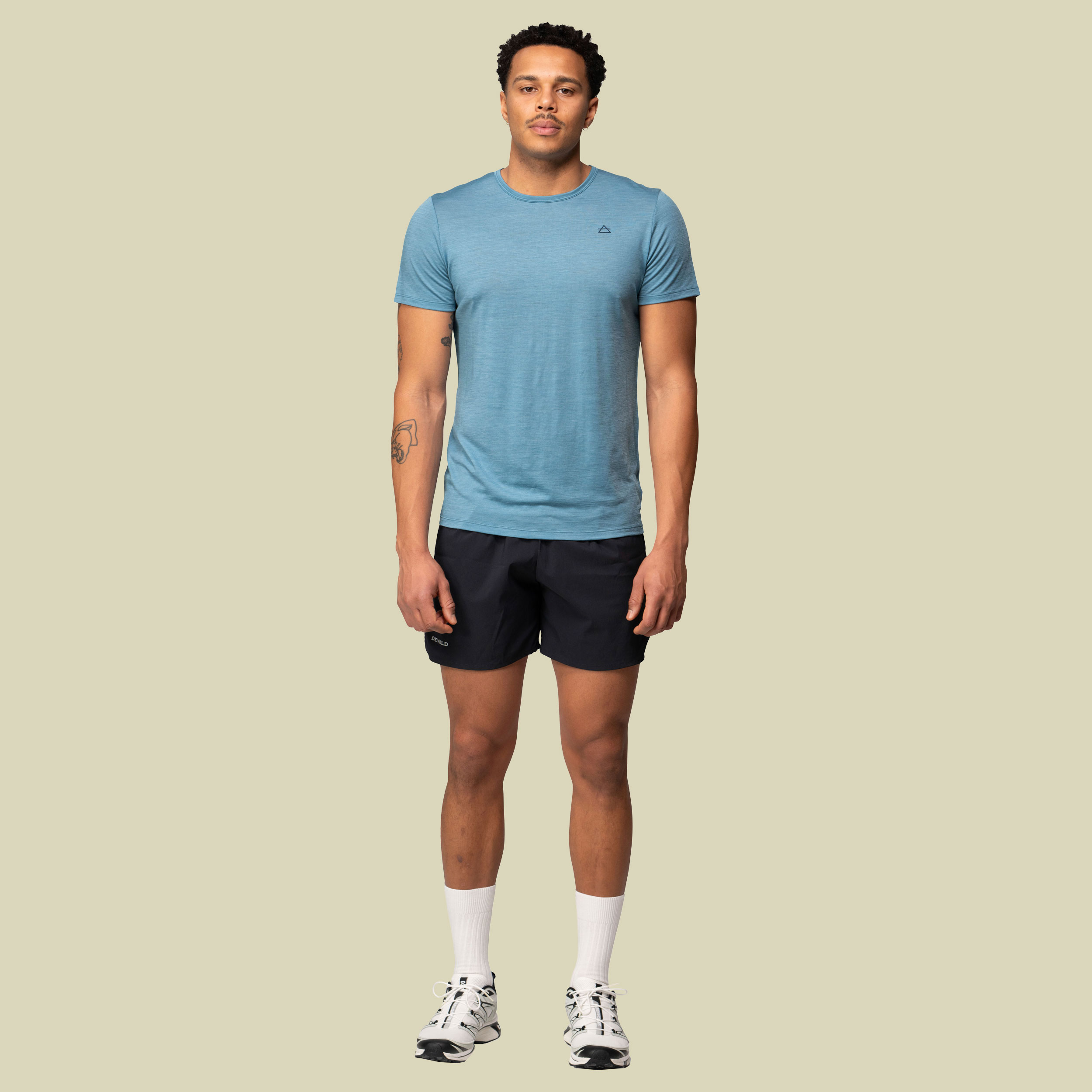 Active Tee Man XXL blau - skyblue