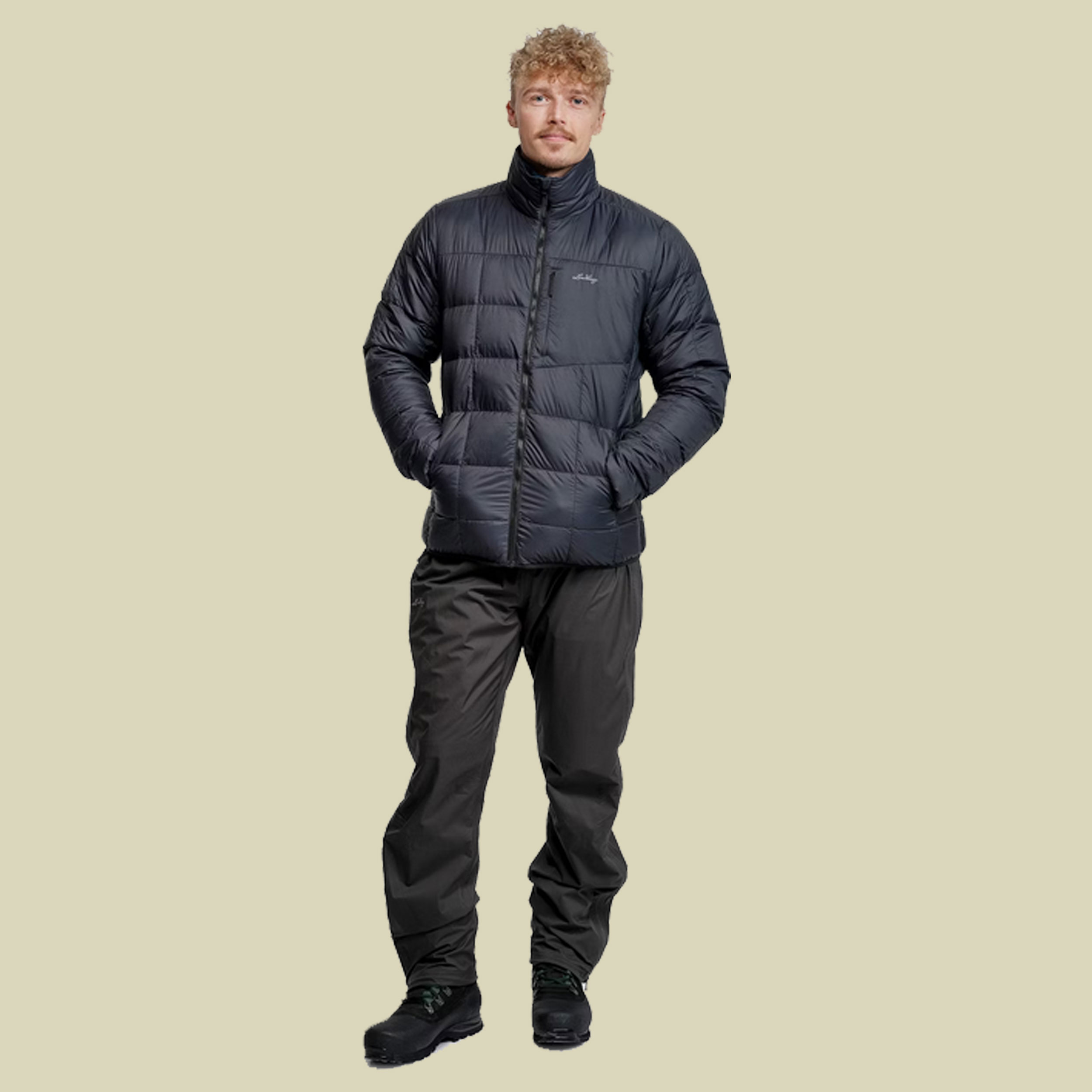 Tived Down Jacket Men L schwarz - Farbe black