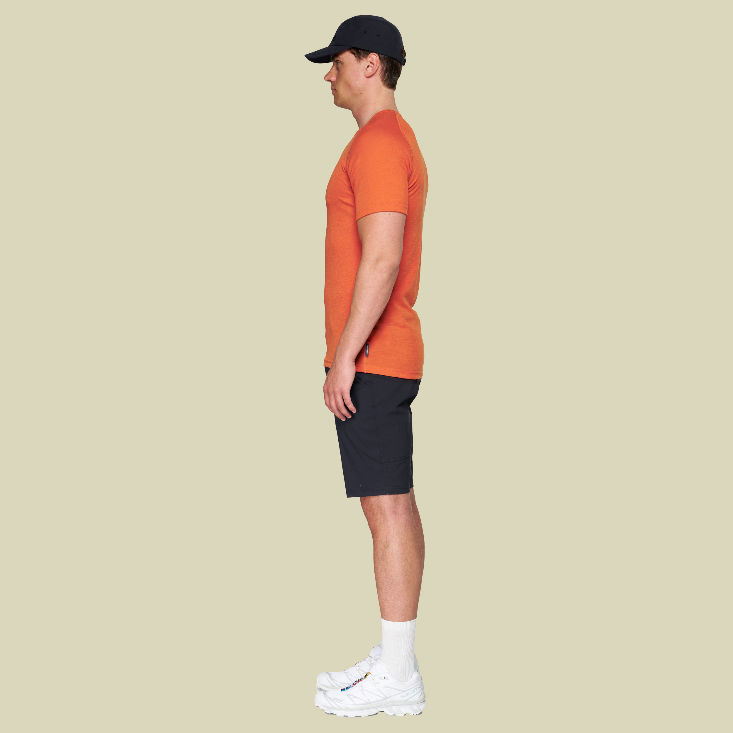 Lauparen Merino 190 Base Tee Man XL orange - brick