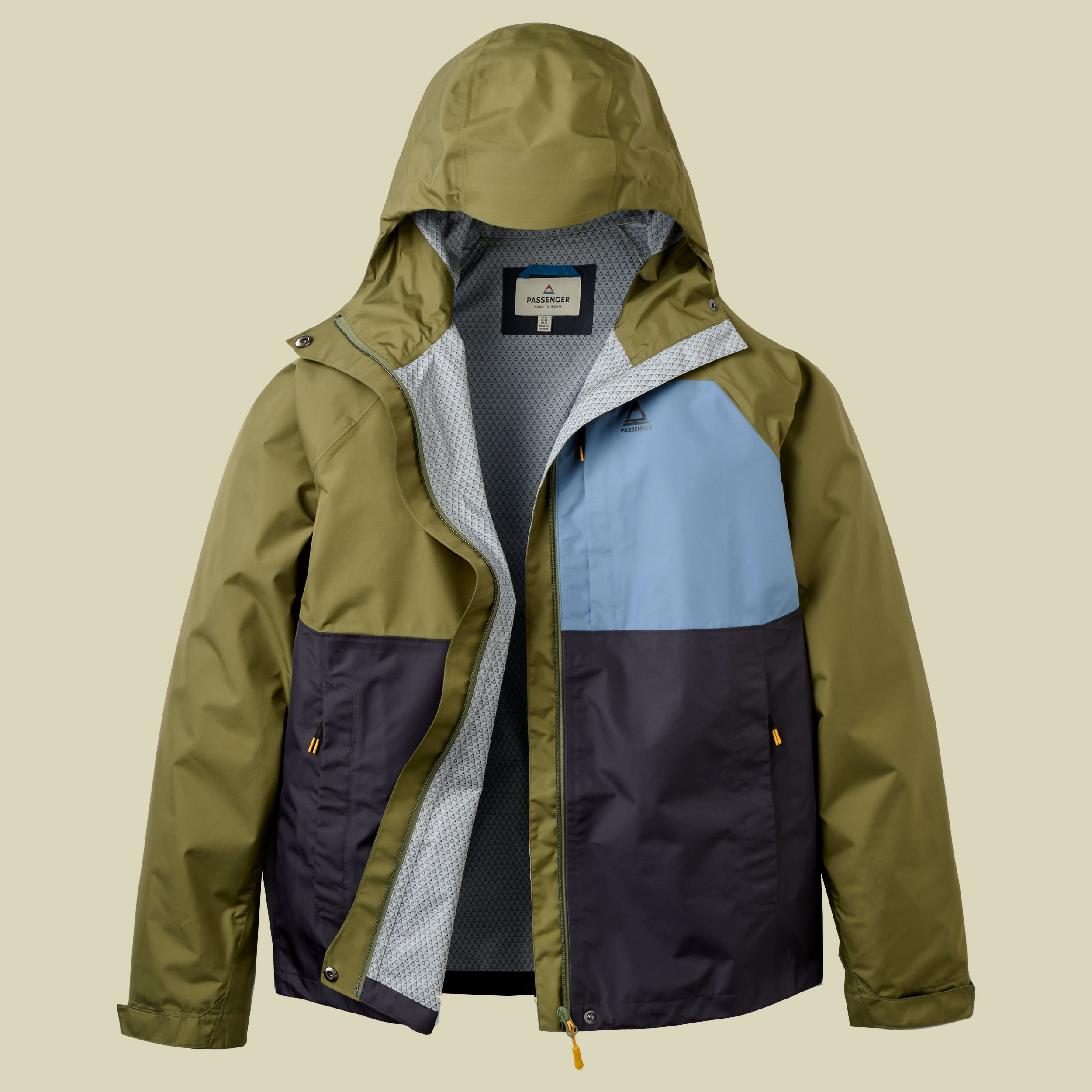 Trailscape Waterproof Jacket Men S faded black/Khaki