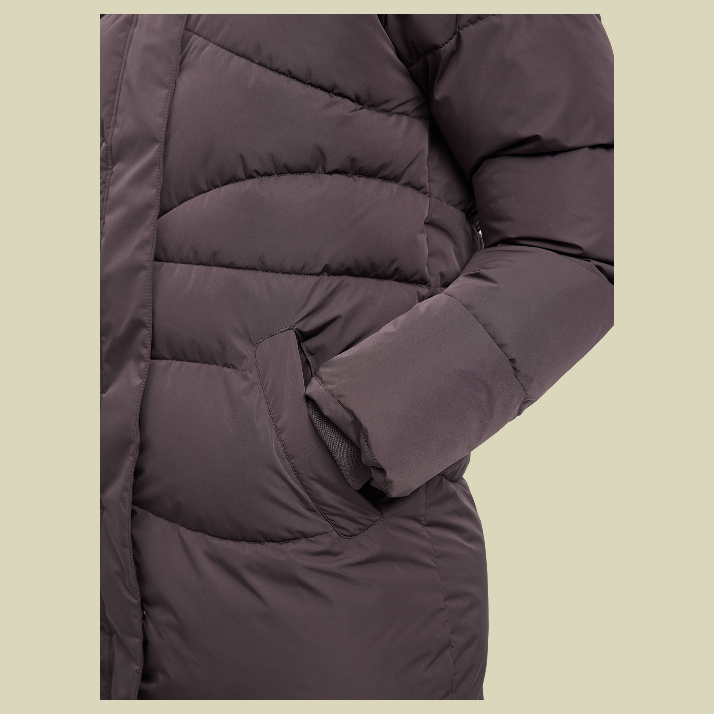 Waves Quilt Puffer Coat Women