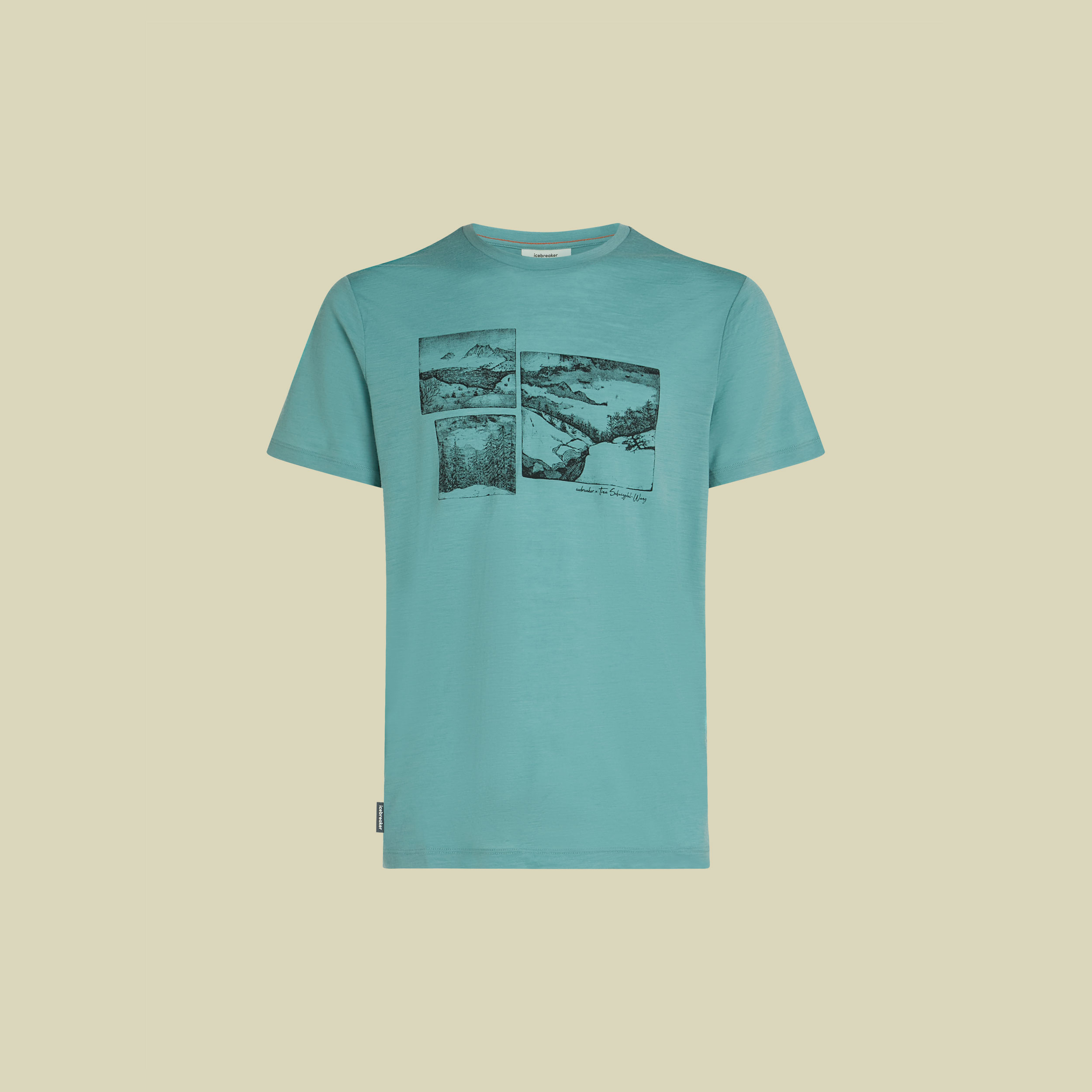 Merino 150 Tech Lite SS Tee Journey Men XXL blau - hydro