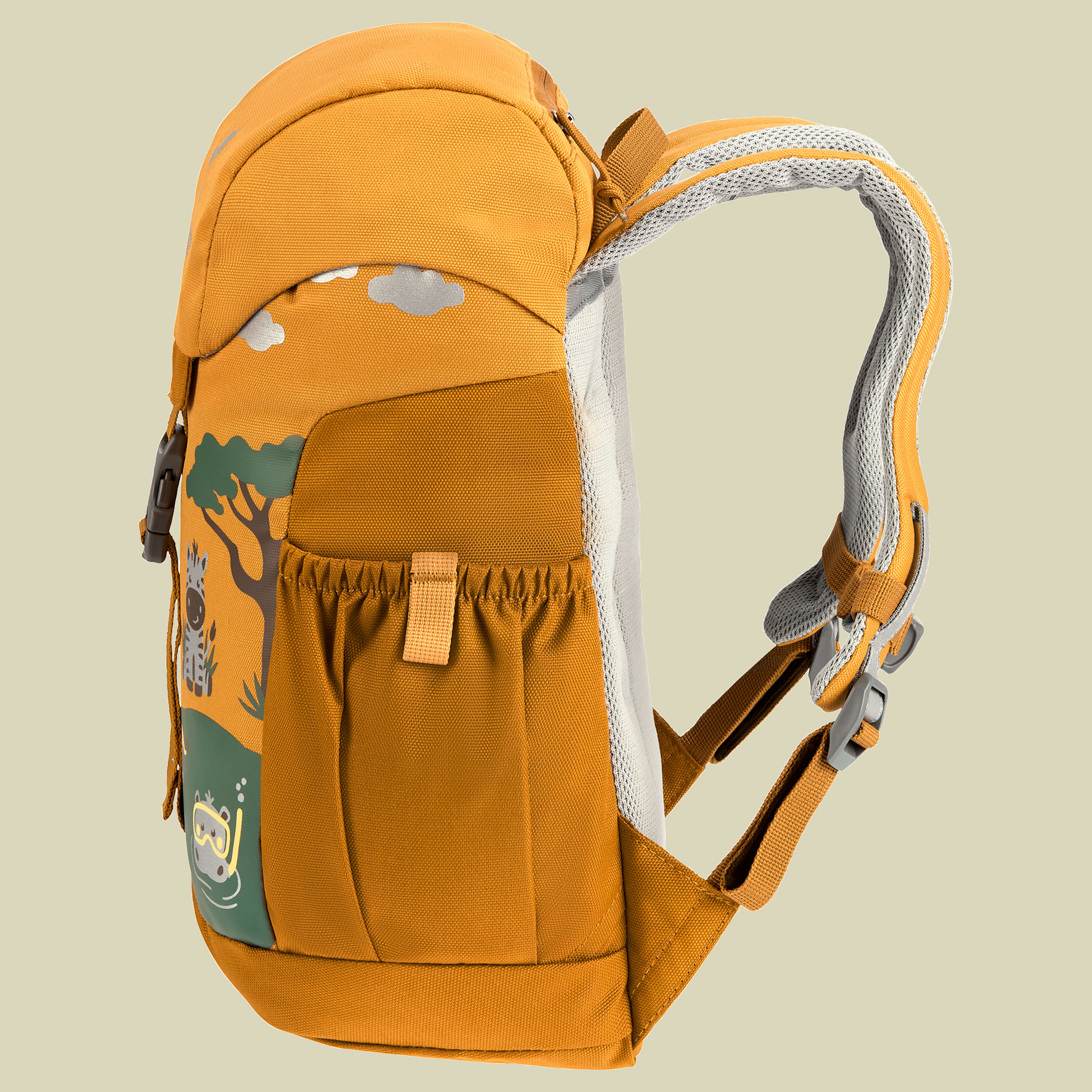 Schmusebär Kids orange 8 L - Farbe amber-maple