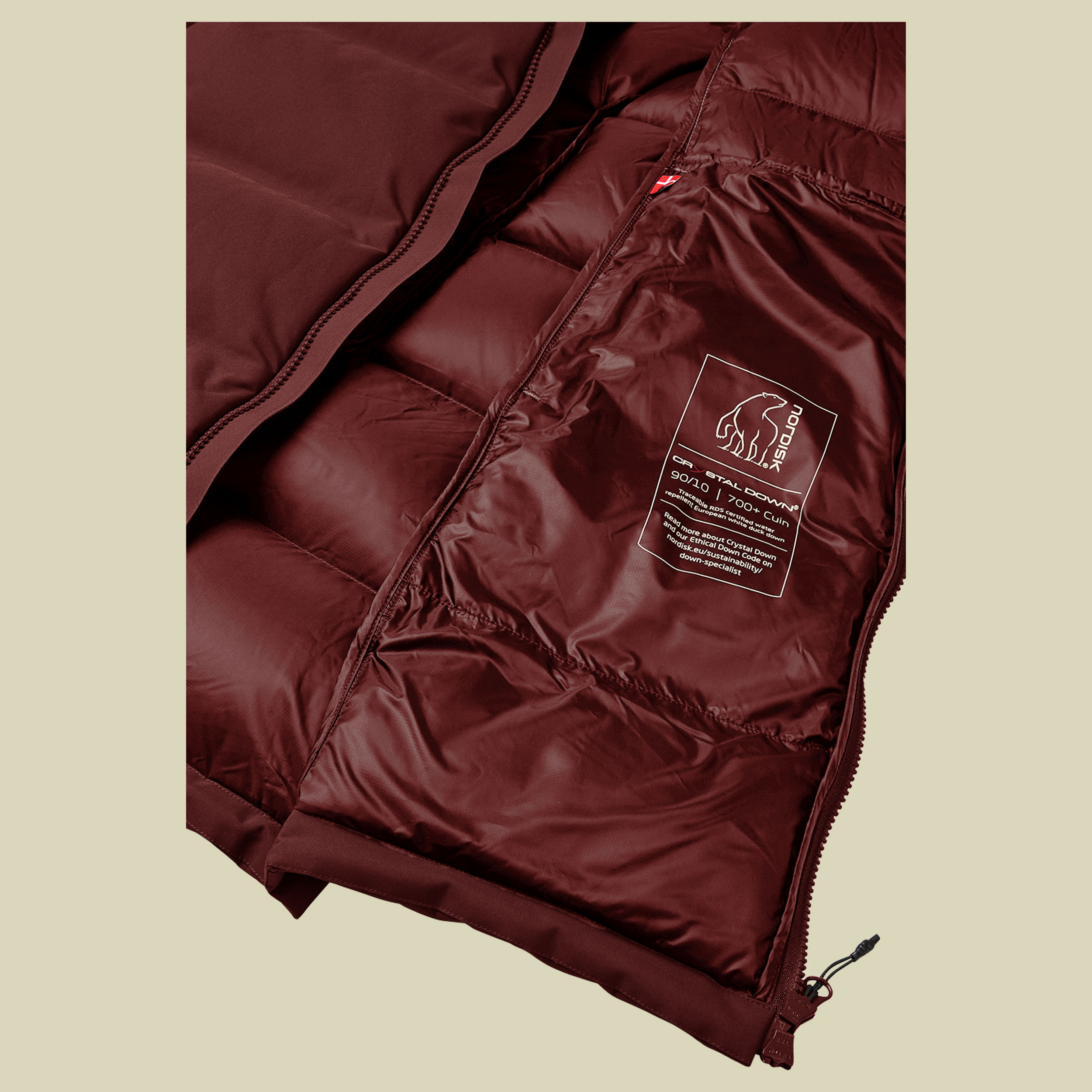 Aukea W's Bonded Down Coat S madder brown