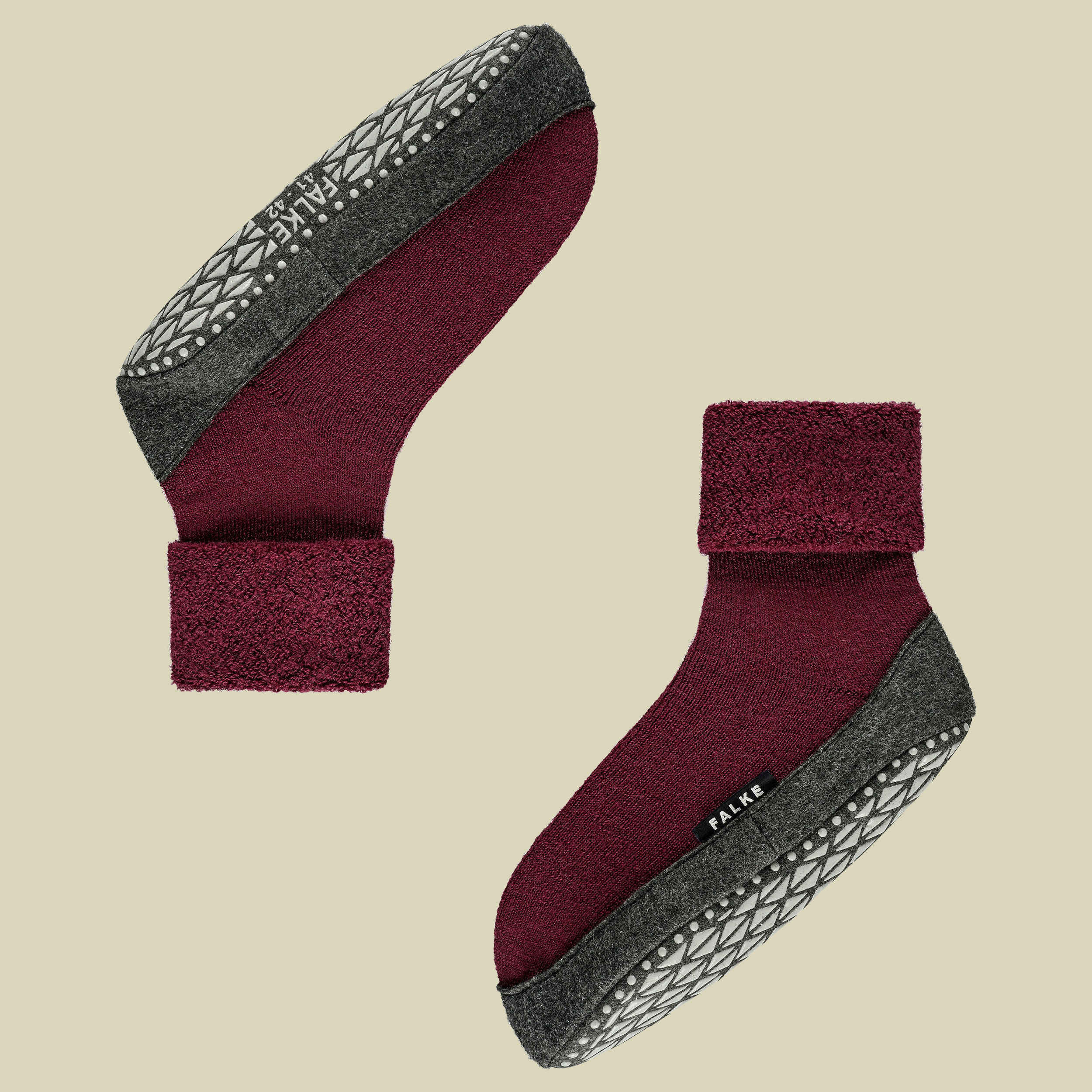 Cosyshoe Falke Größe 39-40 Farbe barolo