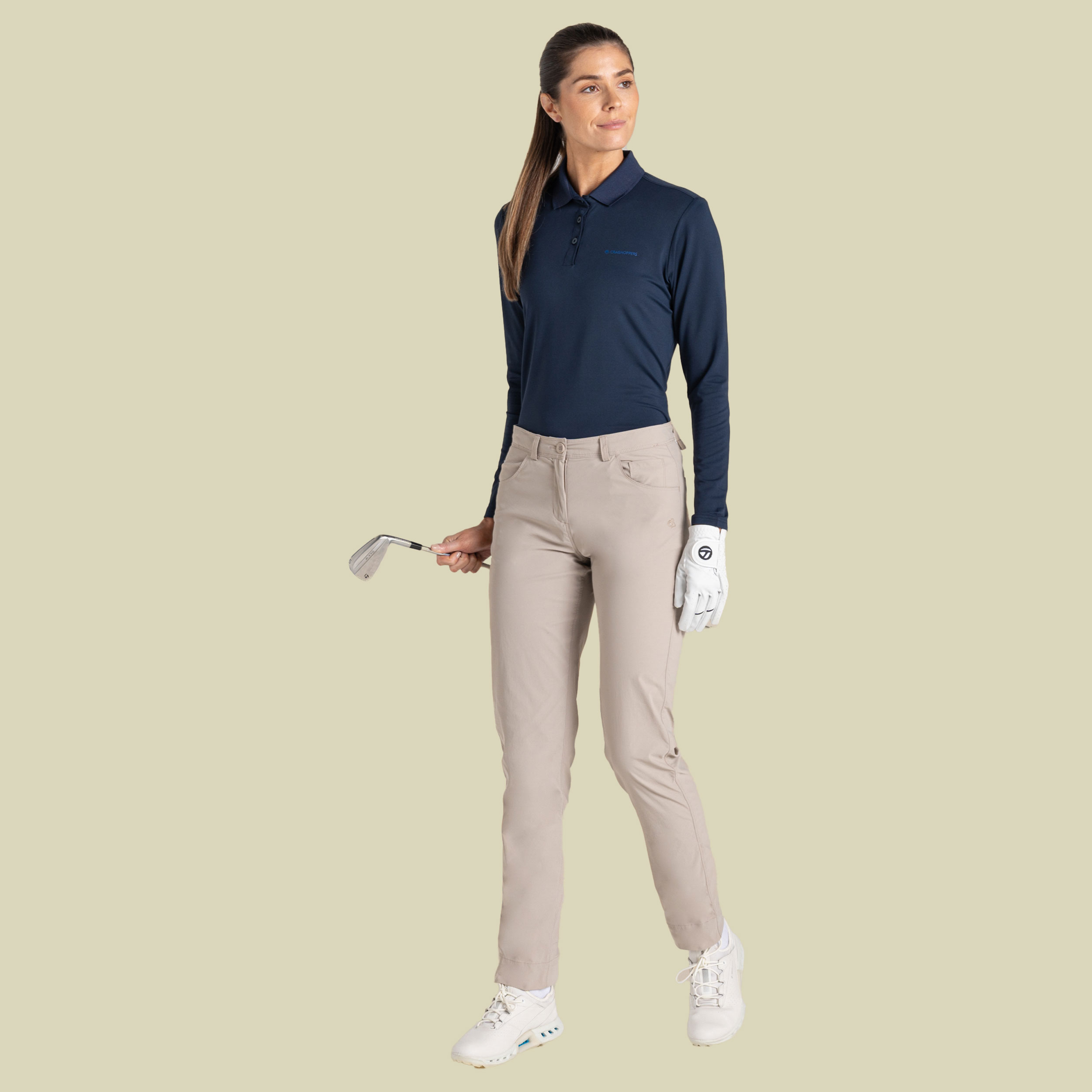 NosiLife Milla Trouser Women beige 42 long (14L) - soft mushrooms