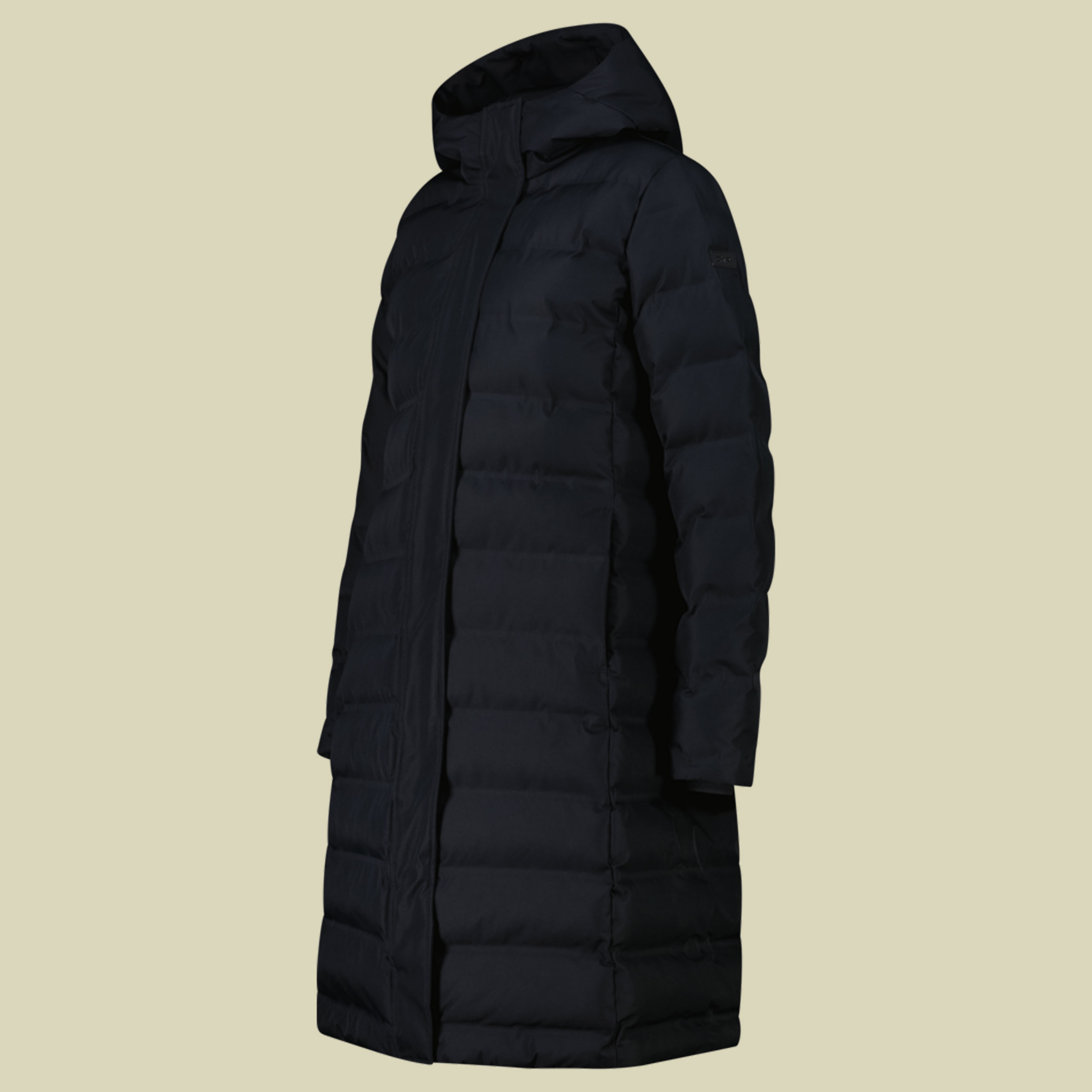 Woman Coat Fix Hood 35K3676 34 schwarz - black U901