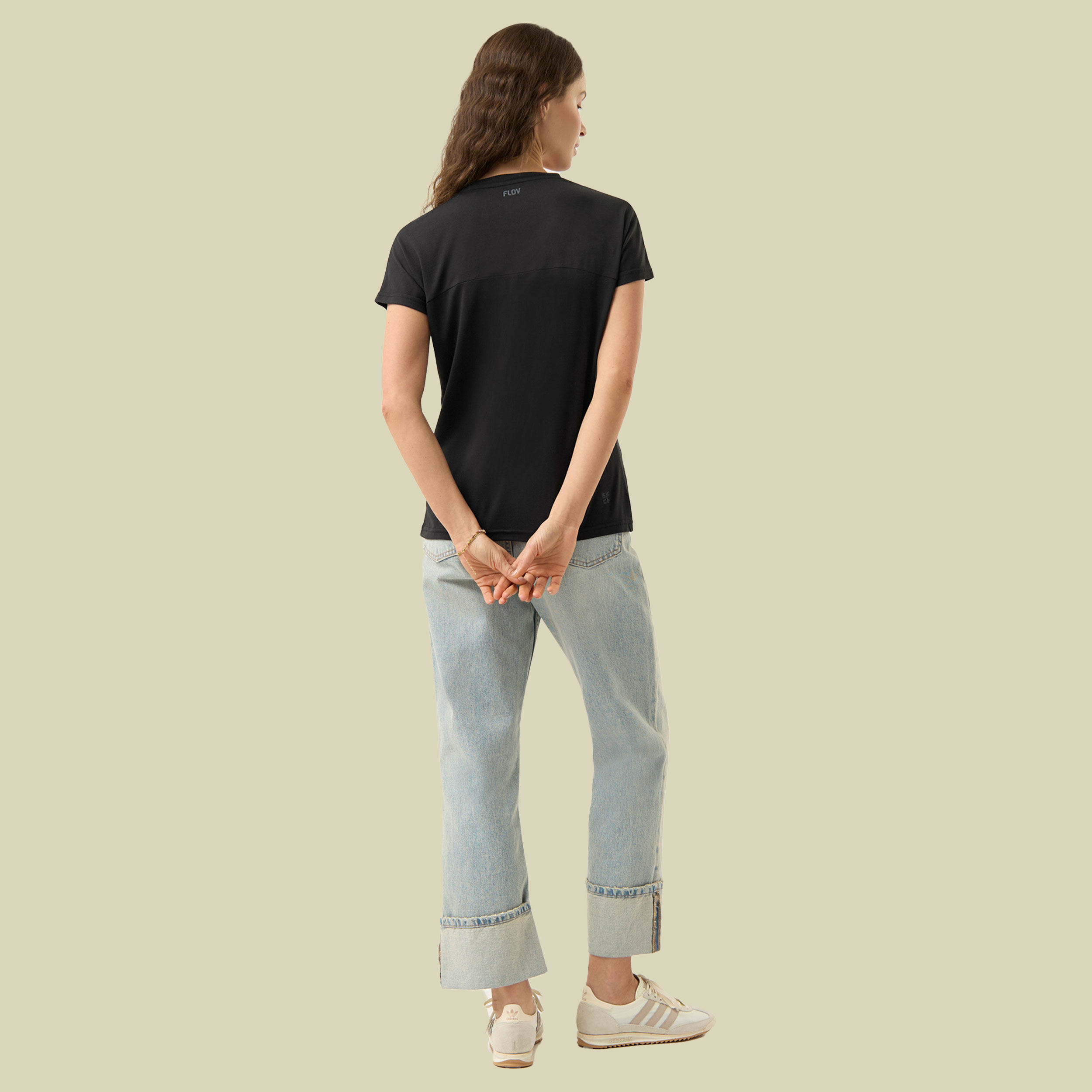 Pagosa Bamboo Lady T-Shirt XXL schwarz - black/dark grey