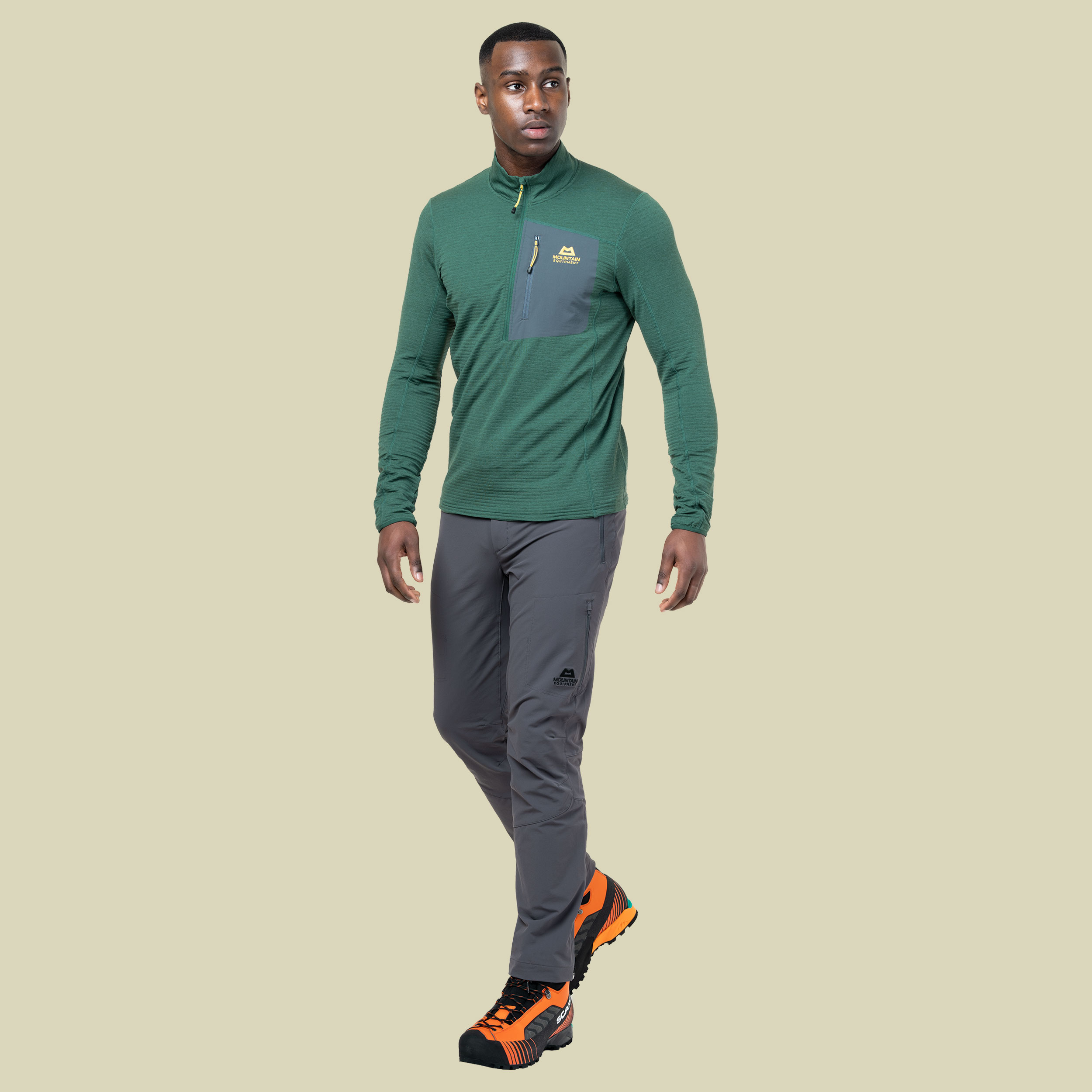 Ibex Mountain Pant Men 34 grau - anvil grey