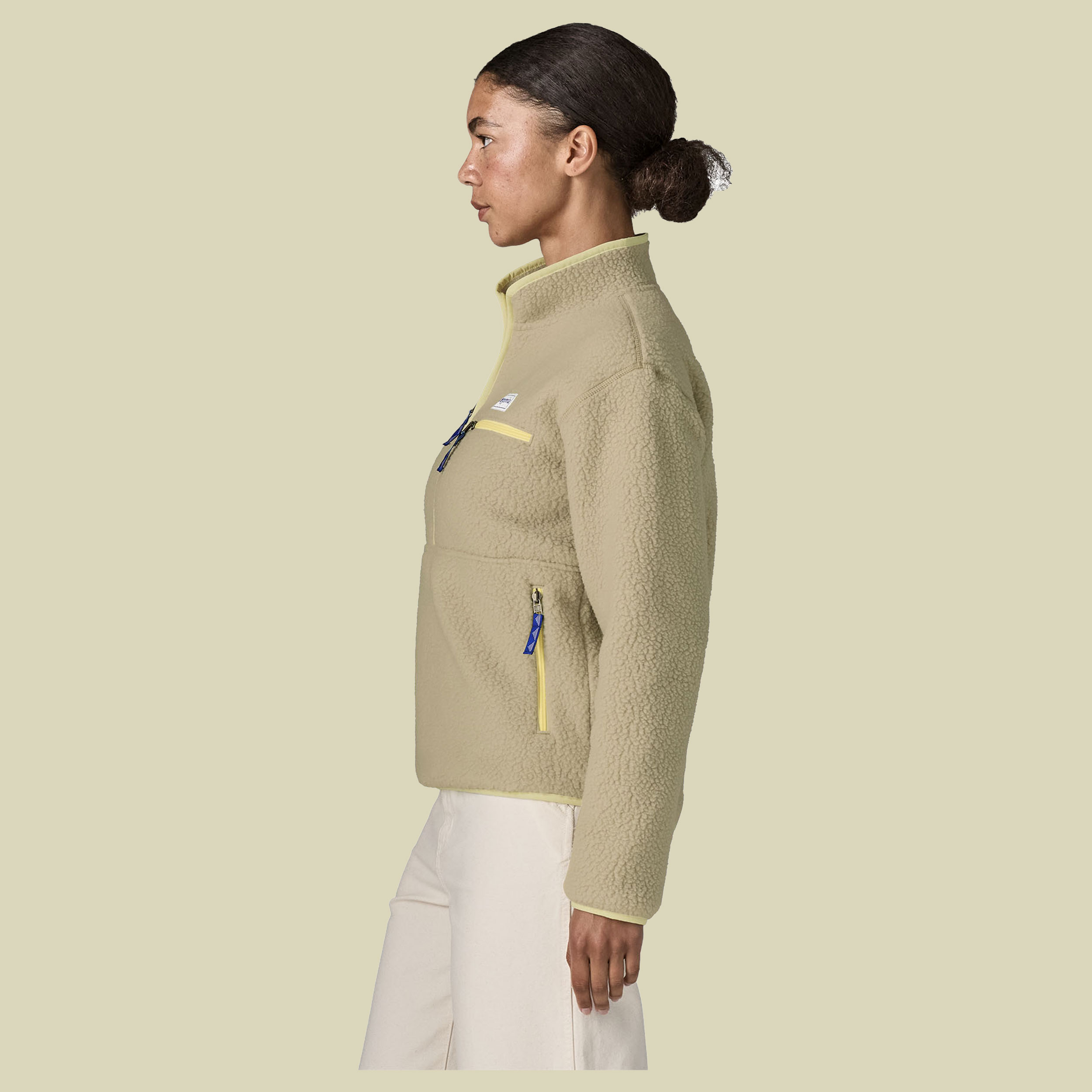 Retro Pile Marsupial Women L beige - weathered stone