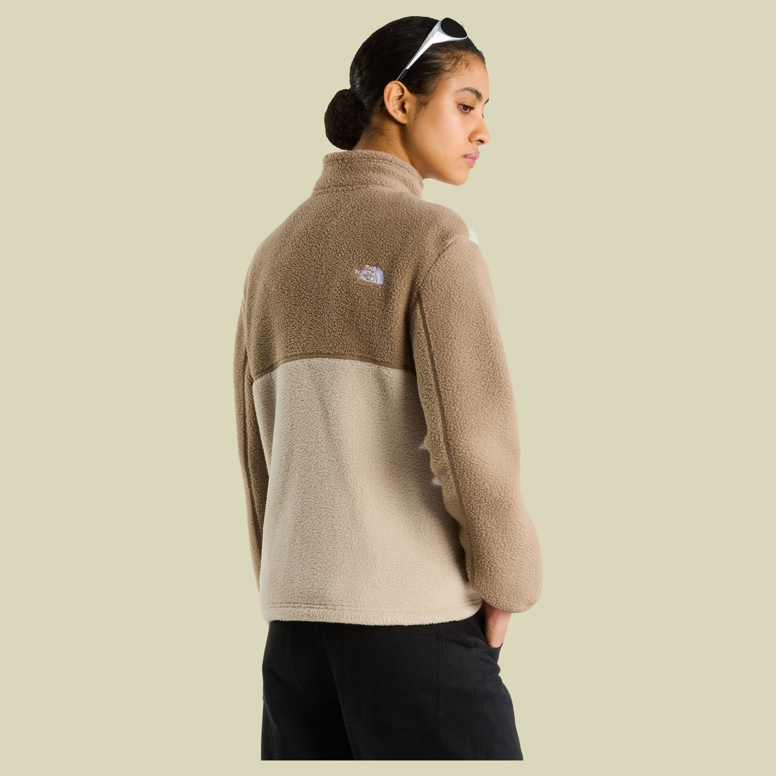 Yumiori Full Zip Women L braun - timeless taupe/garnet