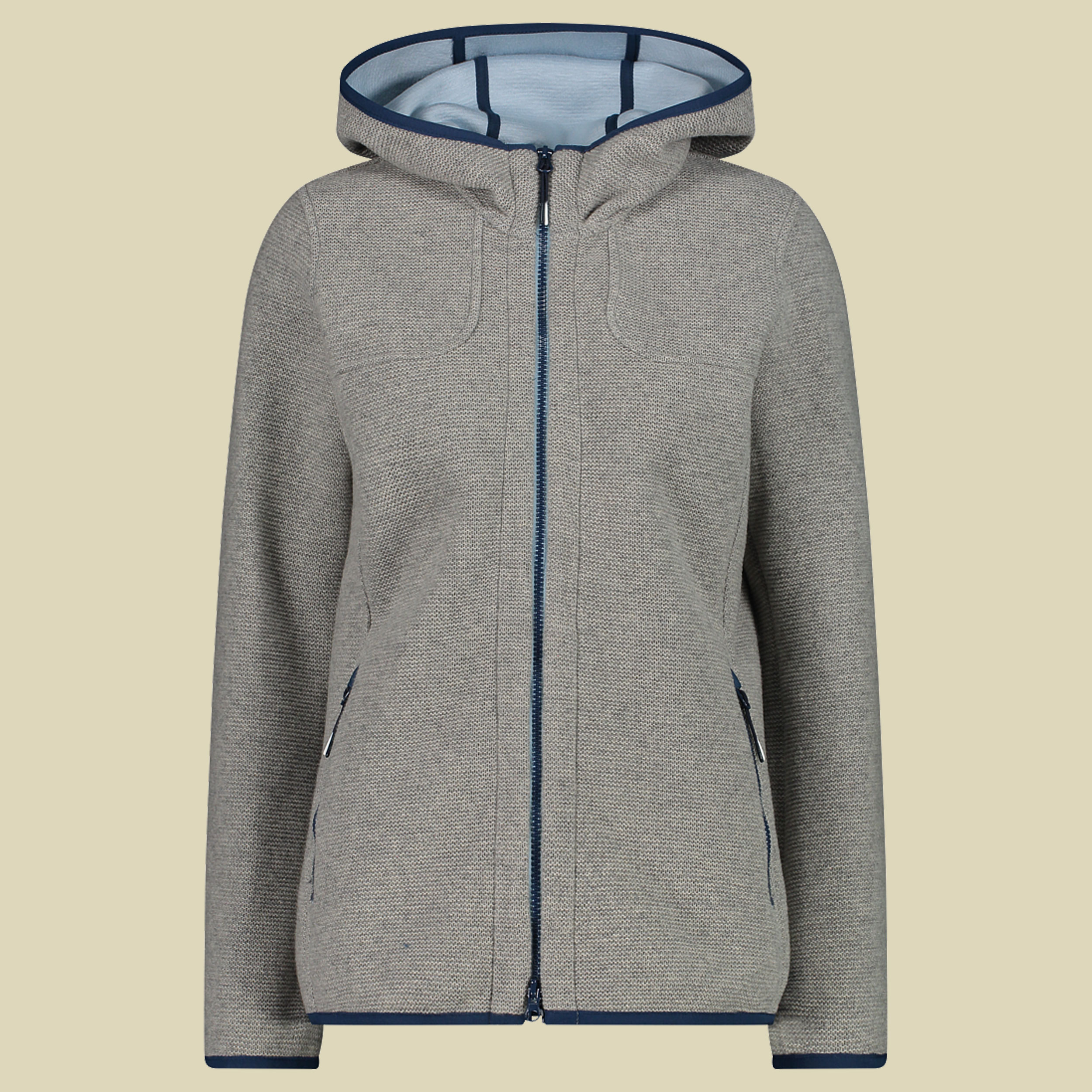 40UM grigio melange-cristall blue