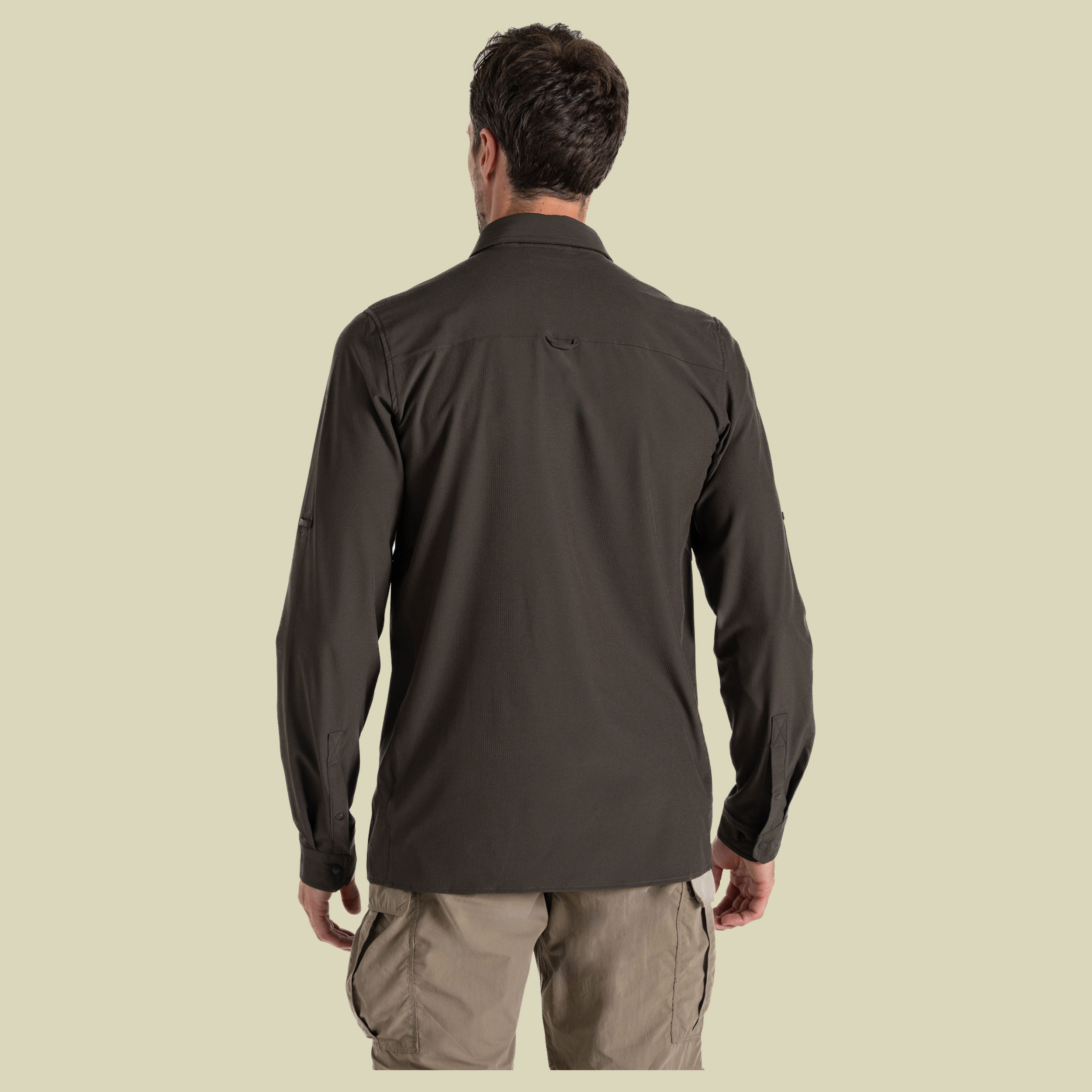 NosiLife Pro Long Sleeved Shirt V Men S braun - woodland green
