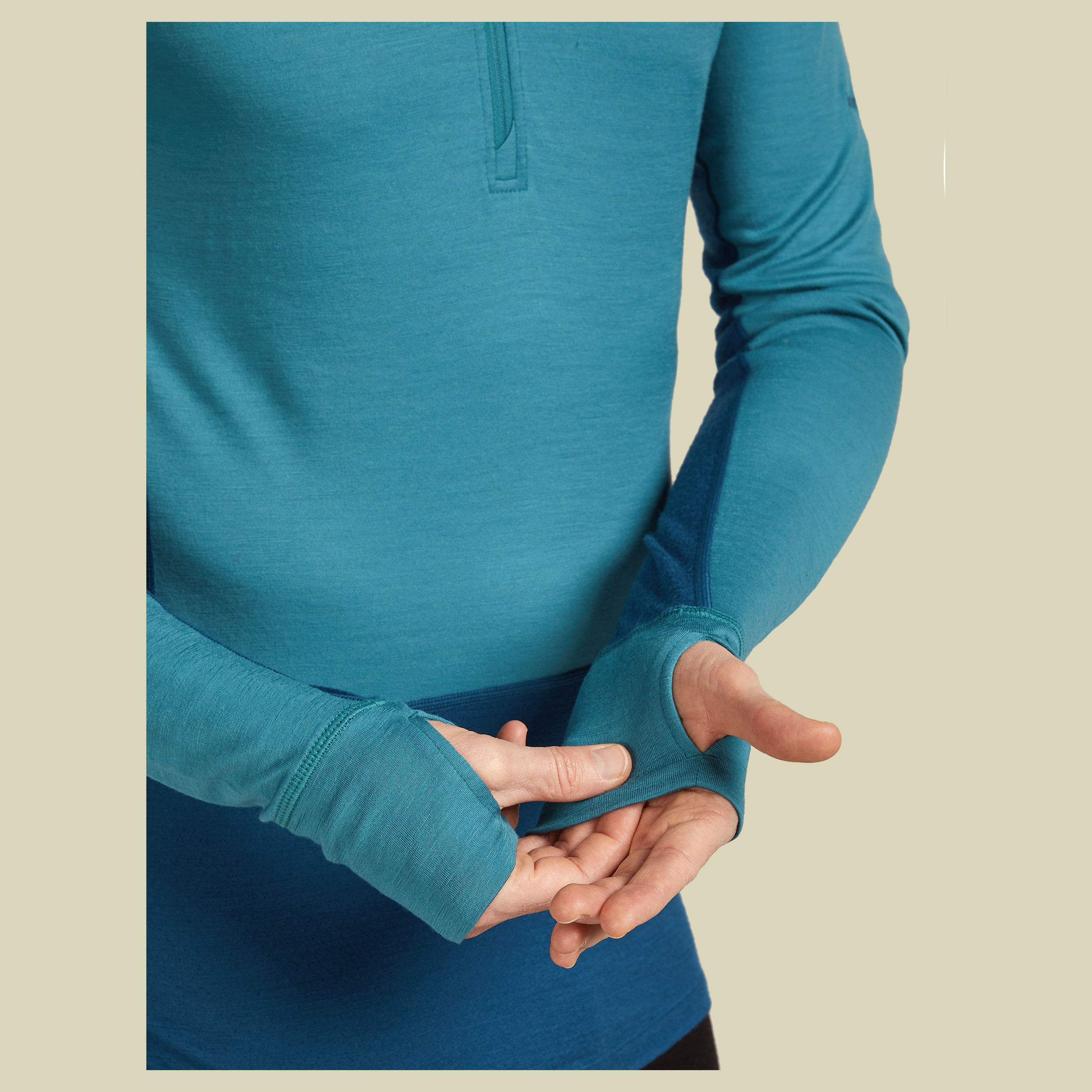 Merino 200 ZoneKnit™ LS Half Zip Men XL blau - atlantis/topaz/CB