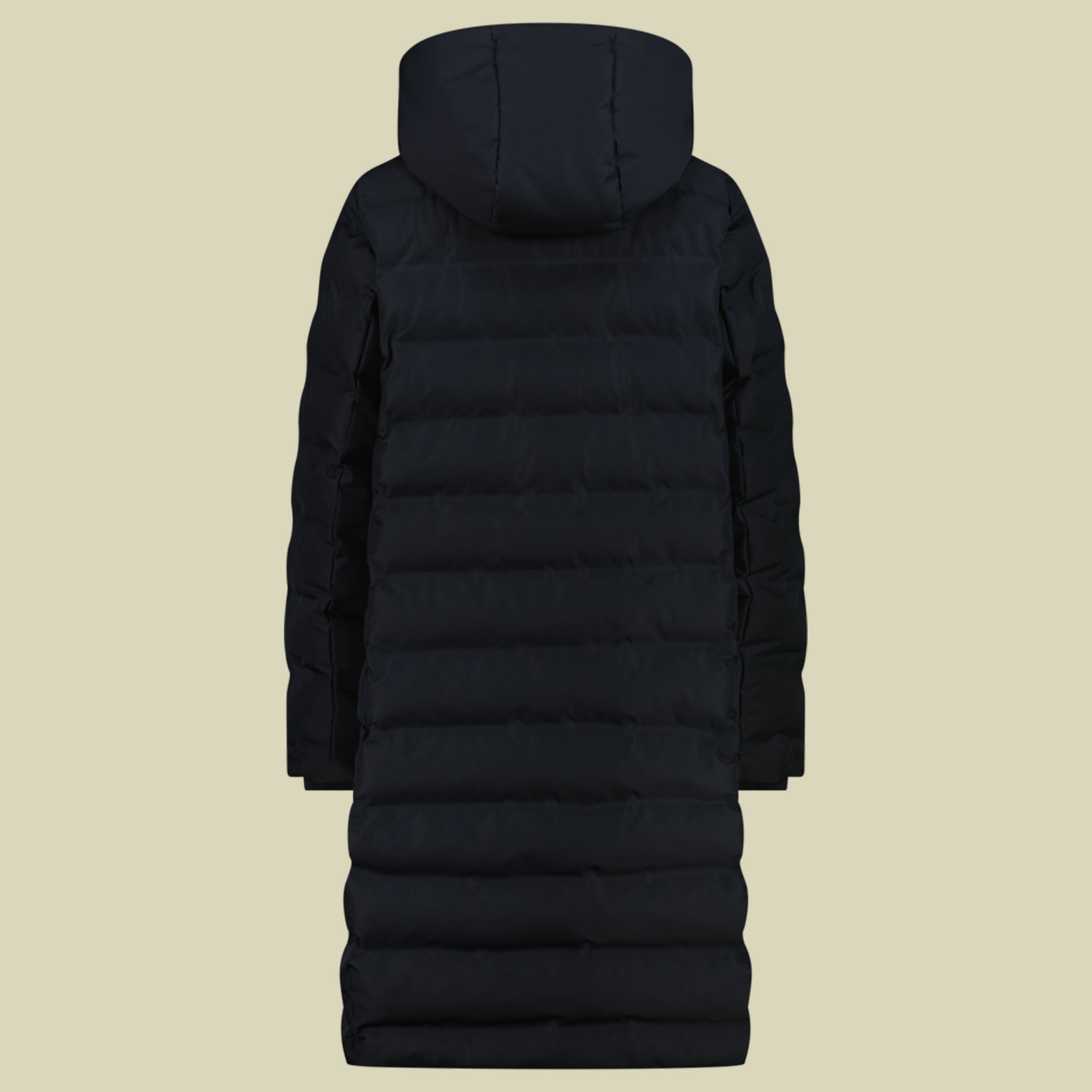 Woman Coat Fix Hood 35K3676 34 schwarz - black U901