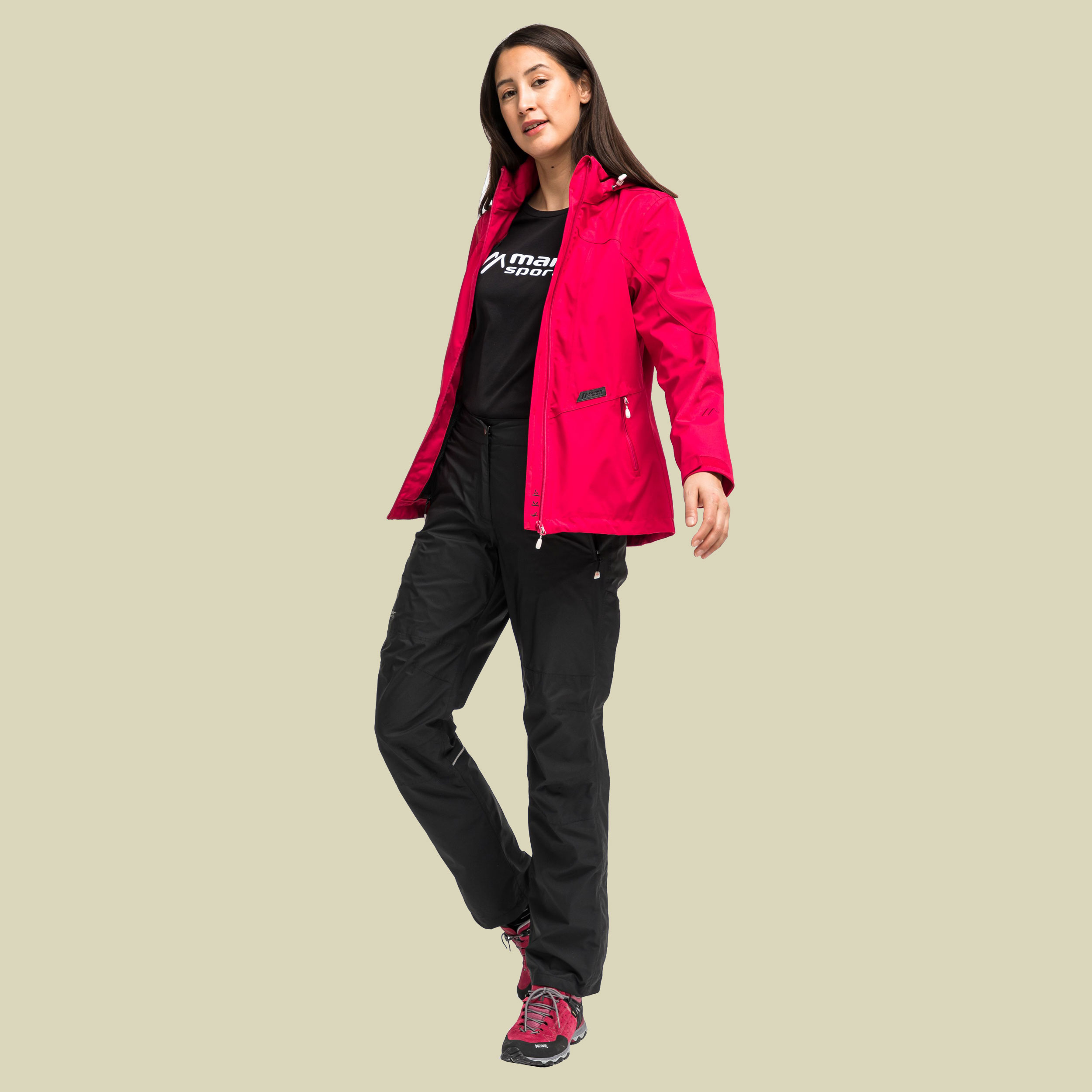 Raindrop Lady 44  schwarz - black