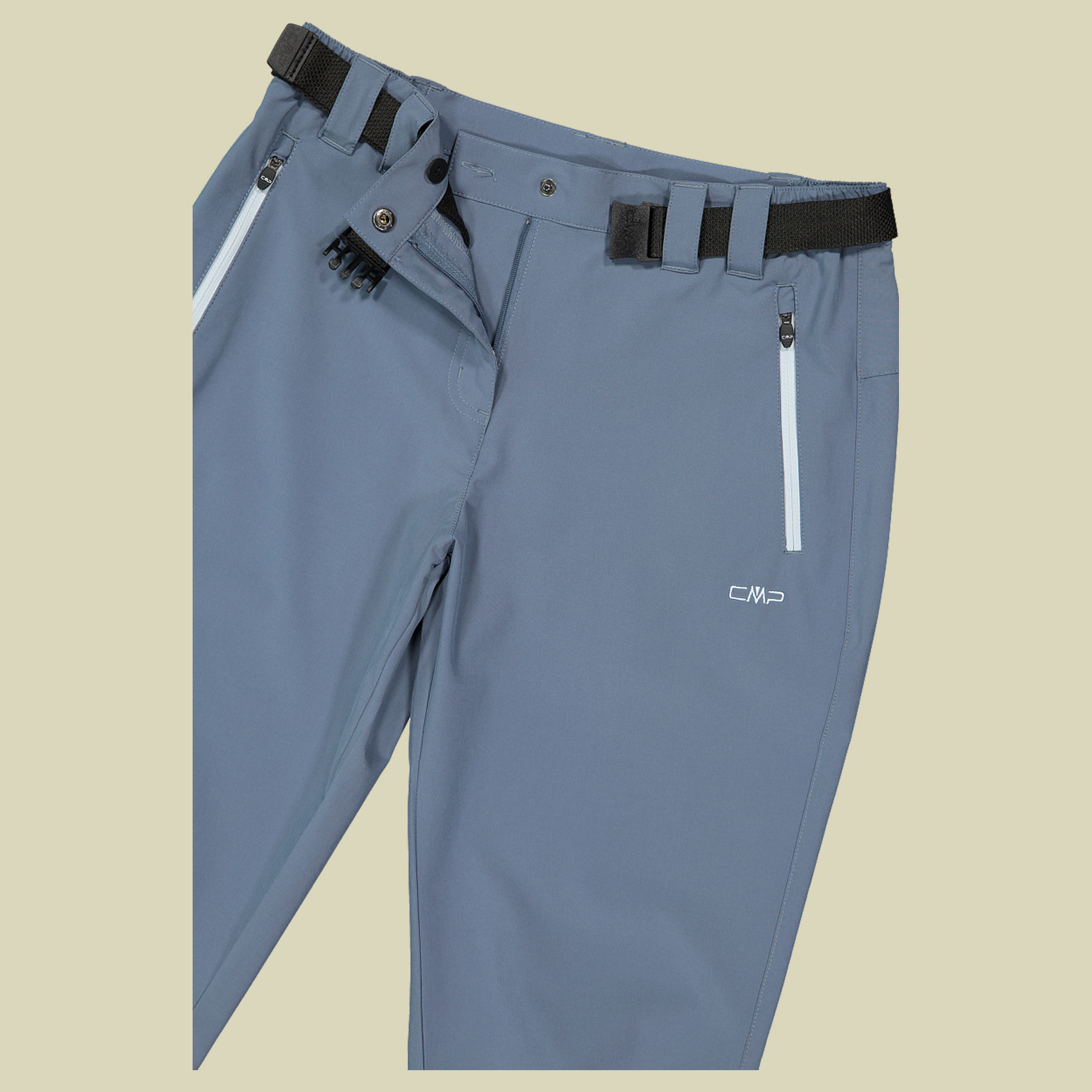Woman Capri Stretch 3T51246 blau 46 - Farbe space