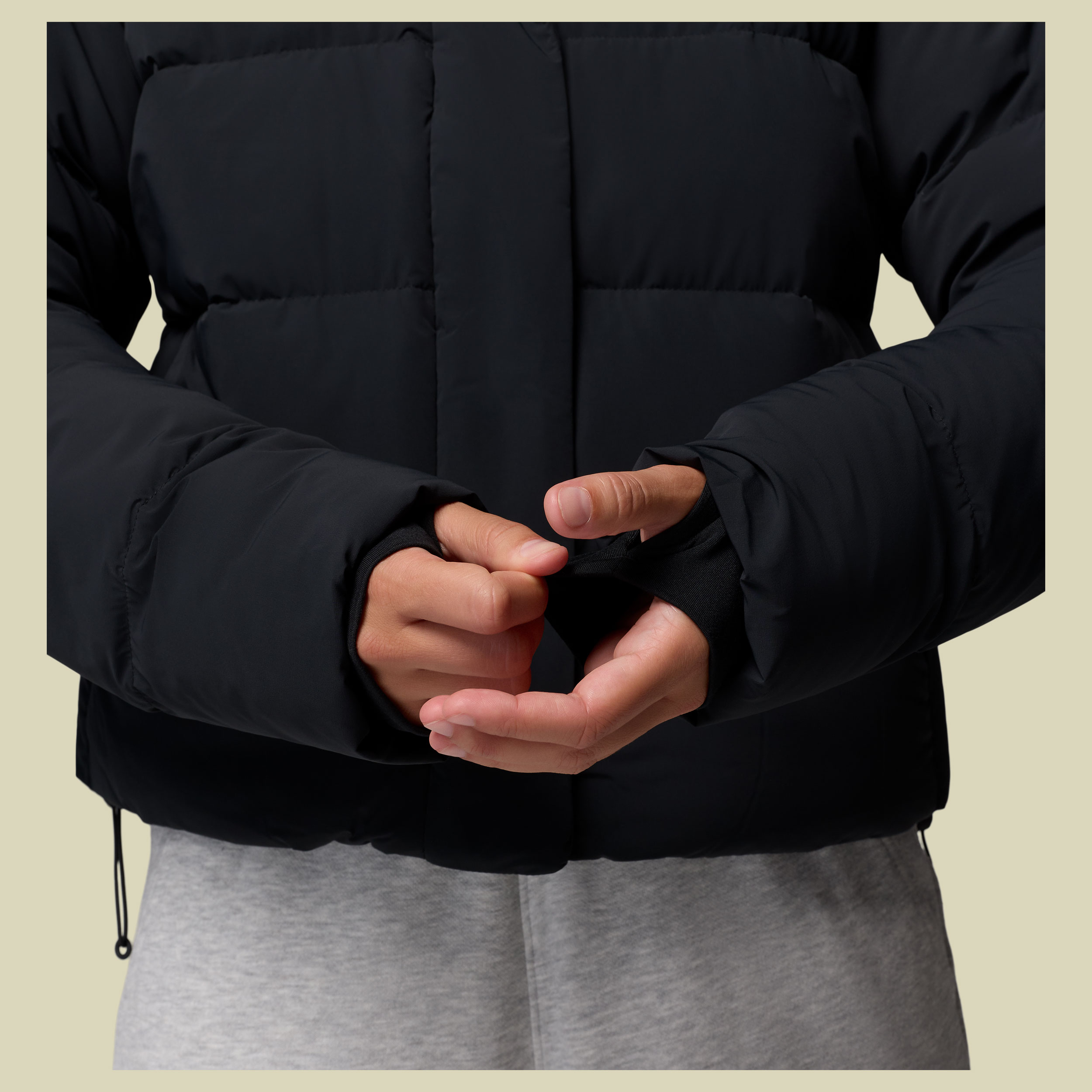 Amaze Puff Hooded Jacket Women XS schwarz - black