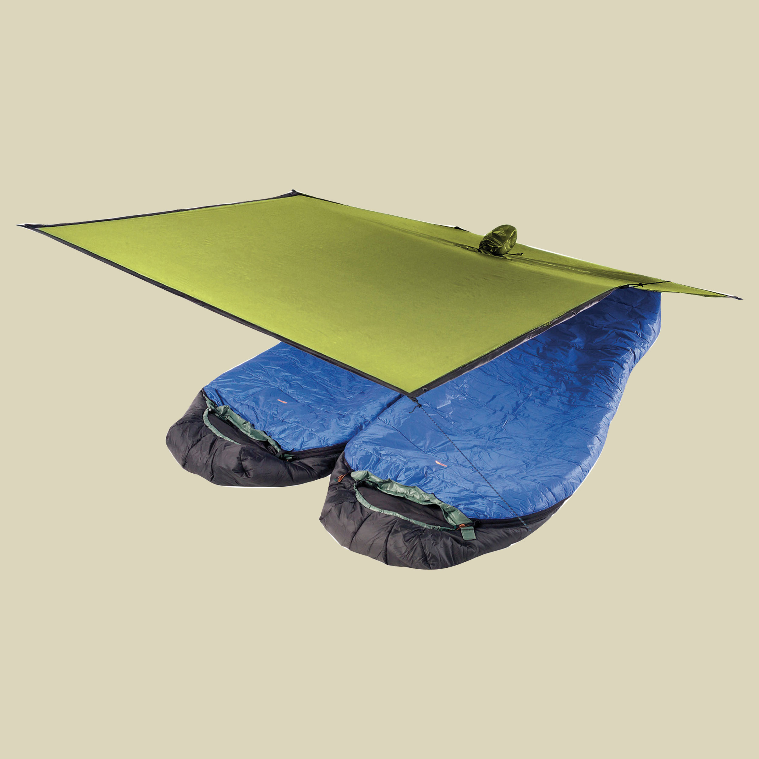 Nylon Tarp Poncho Größe: one size Farbe: apple green