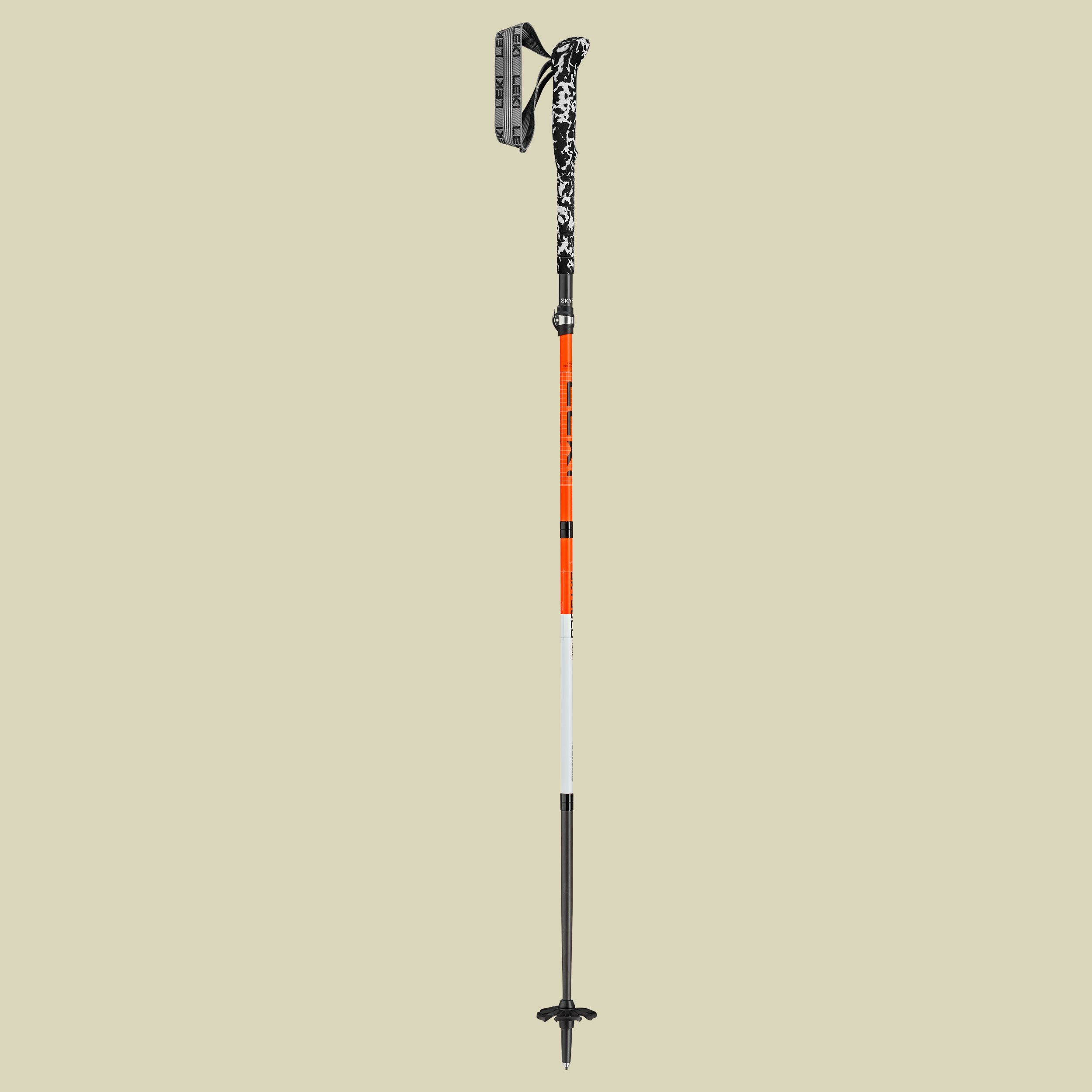Skysolo FX.One Carbon 130 cm mehrfarbig - neonorange-white-black