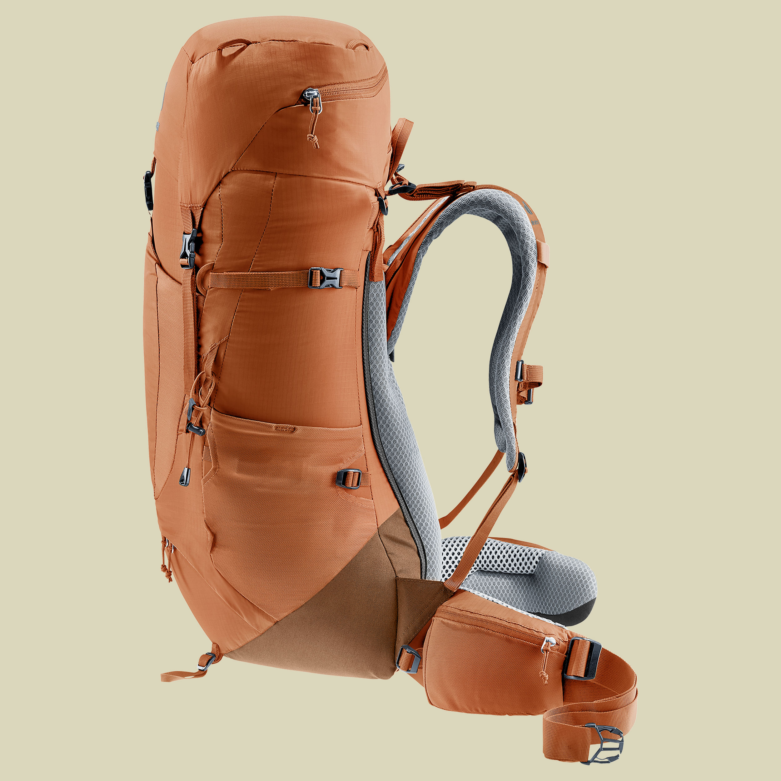 Aircontact Lite 35 + 10 SL Women orange 35 L + 10 L - pecan-mocha