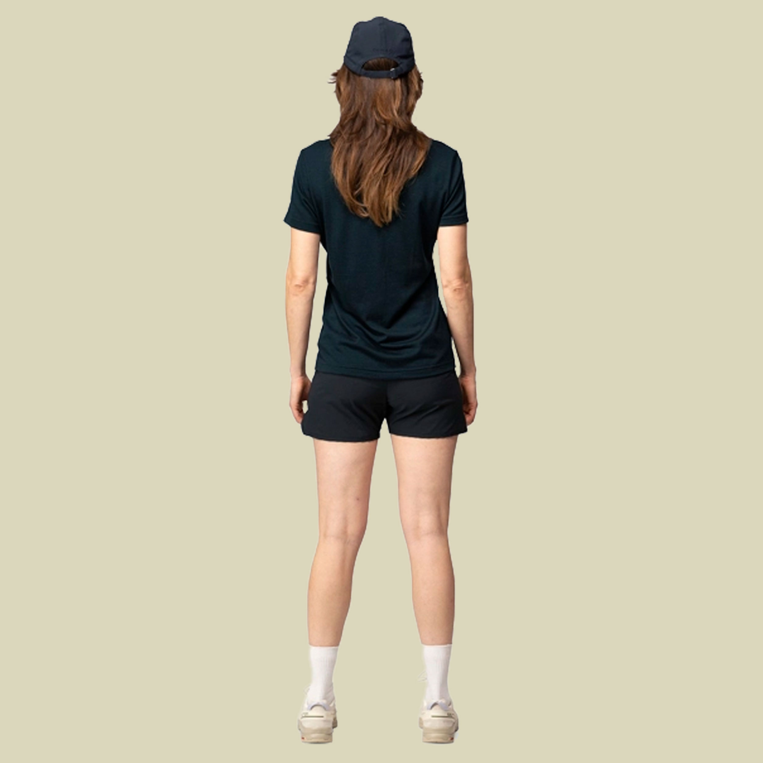 Classic Flowers Tee Woman XS schwarz - ink