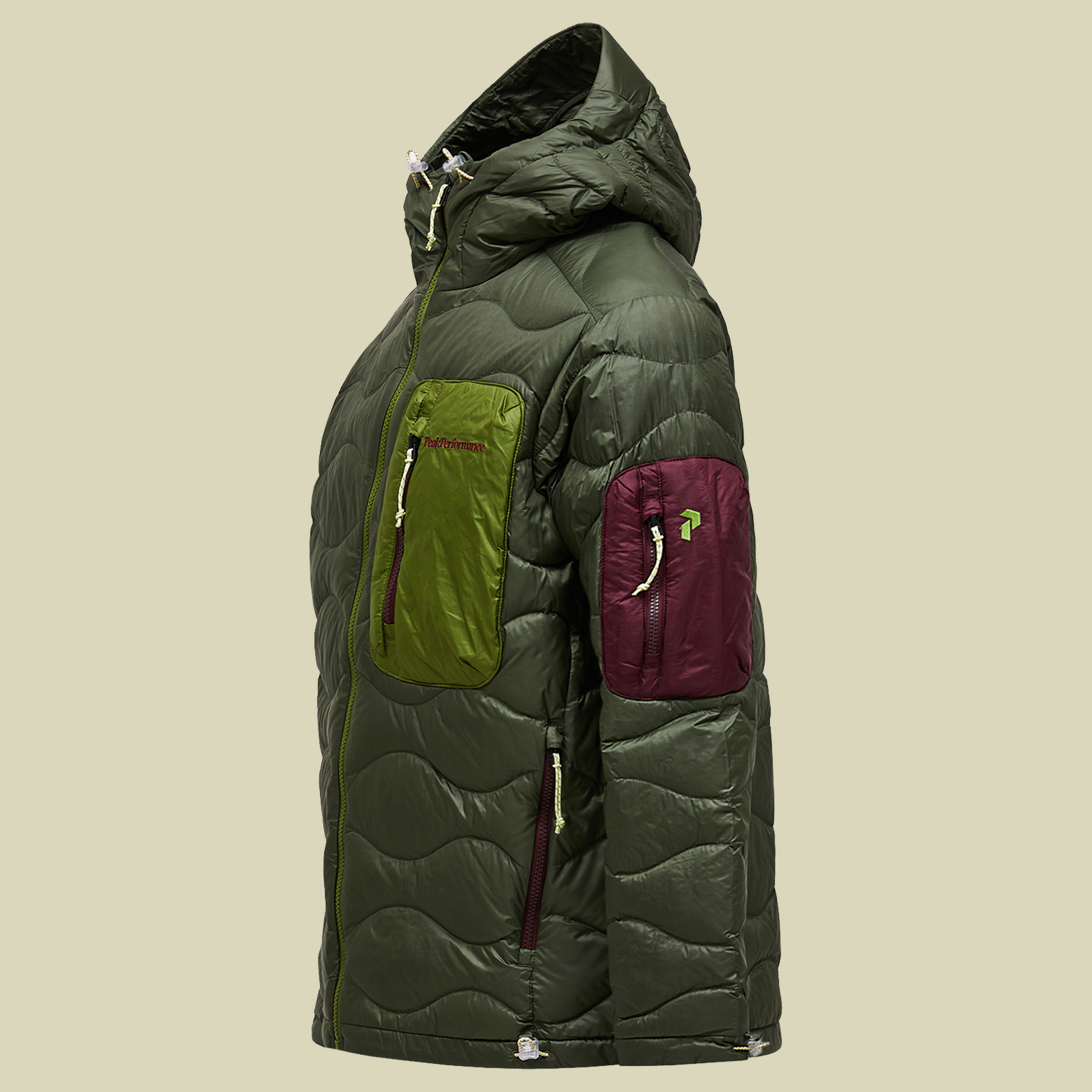 Helium Utility Down Hood Jacket Men XL grün - pine needle/mosswood